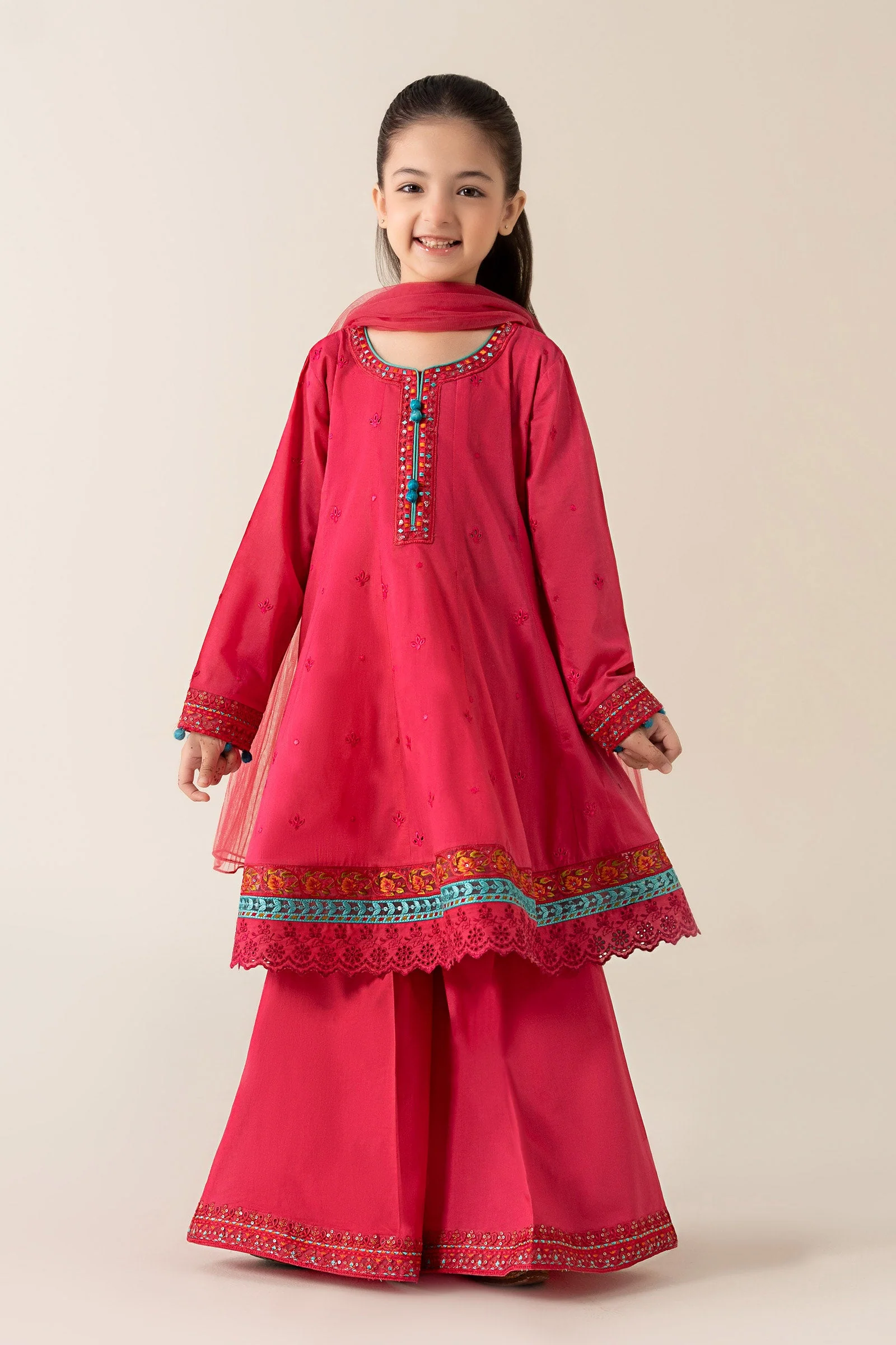 3 Piece Embroidered Lawn Suit