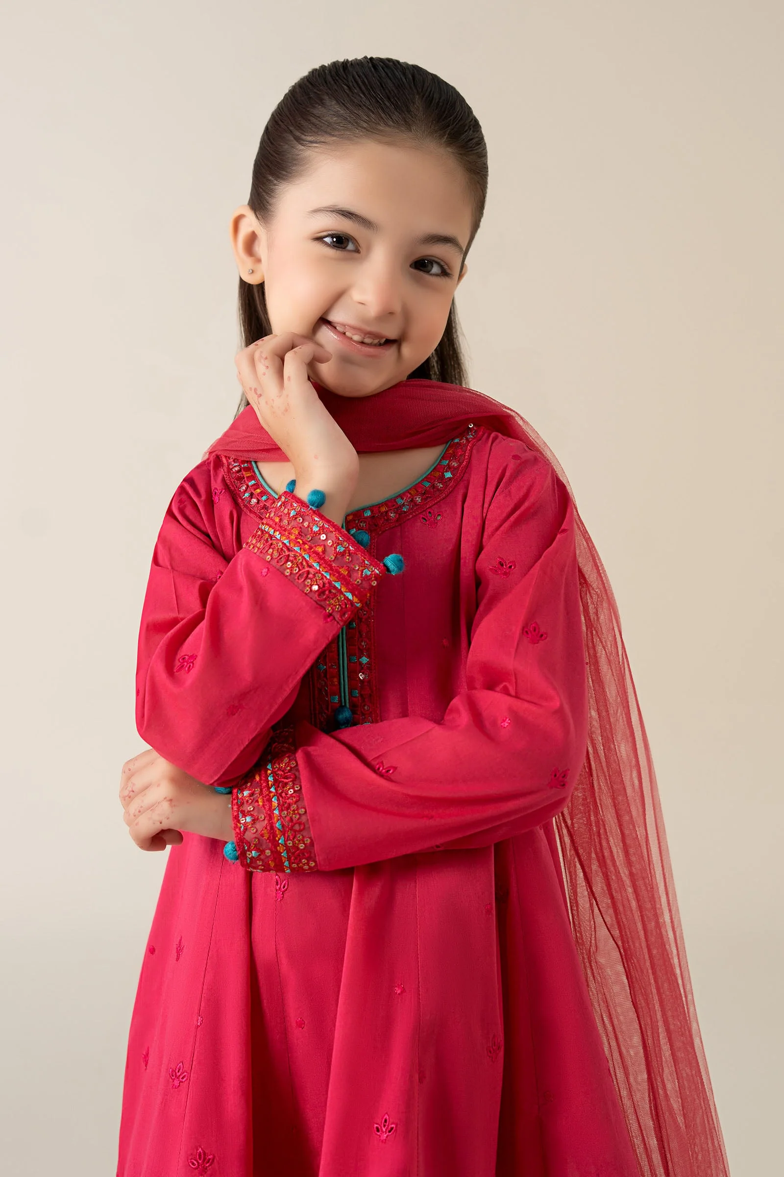 3 Piece Embroidered Lawn Suit - Image 2