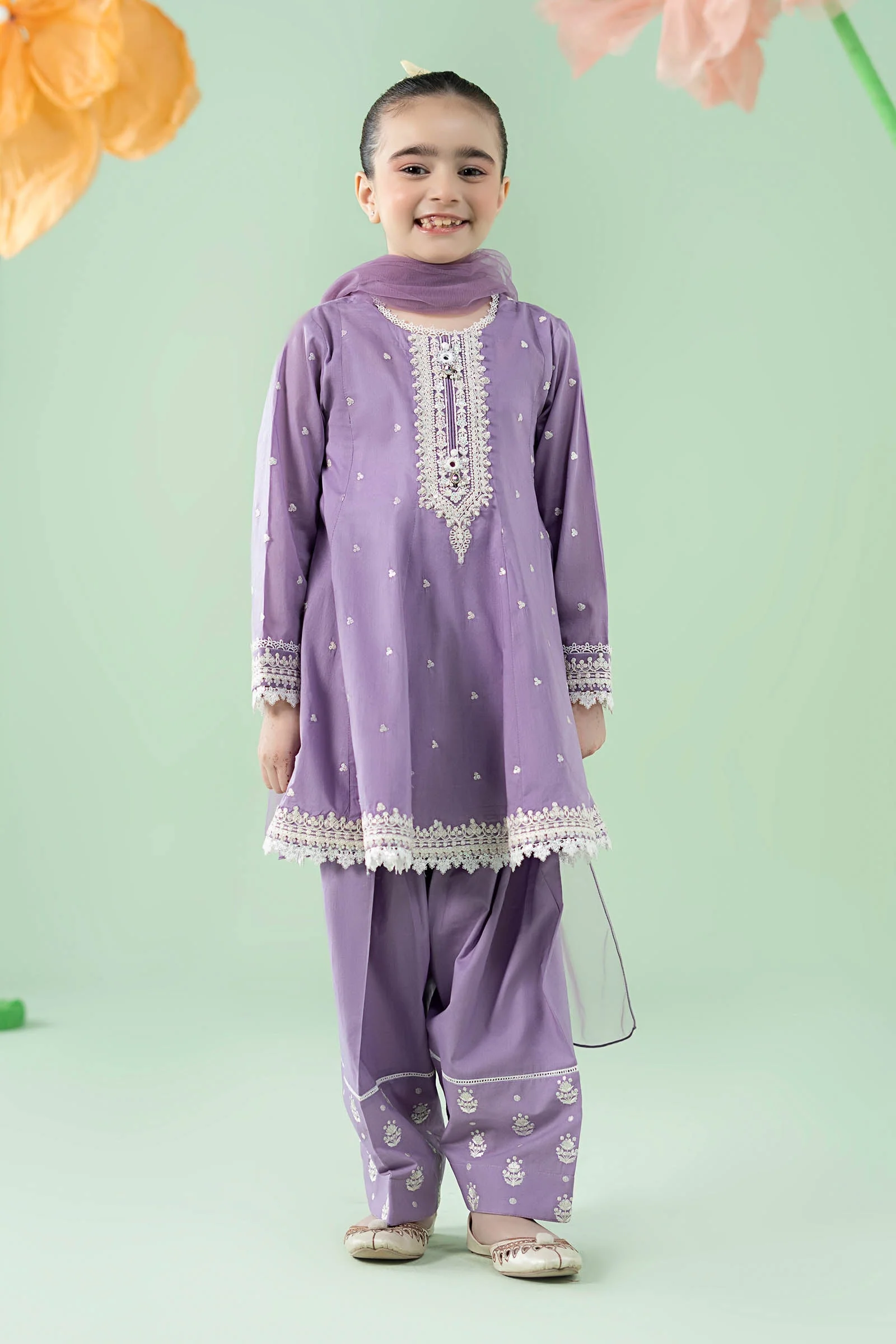 3 Piece Embroidered Lawn Suit