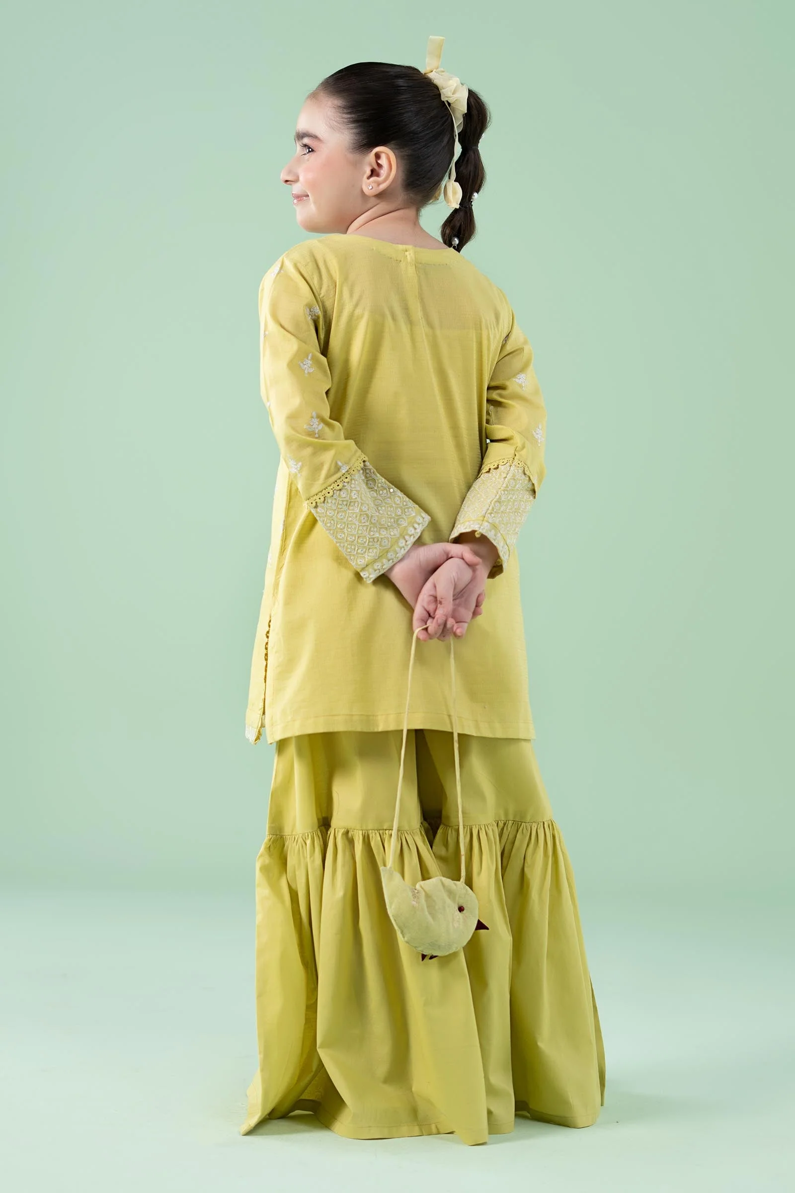 3 Piece Embroidered Dobby Suit - Image 7