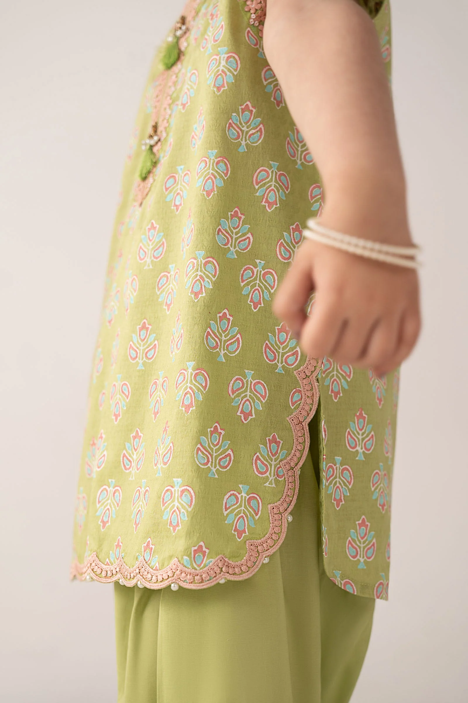 2 Piece Embroidered Dobby Lawn Suit - Image 4