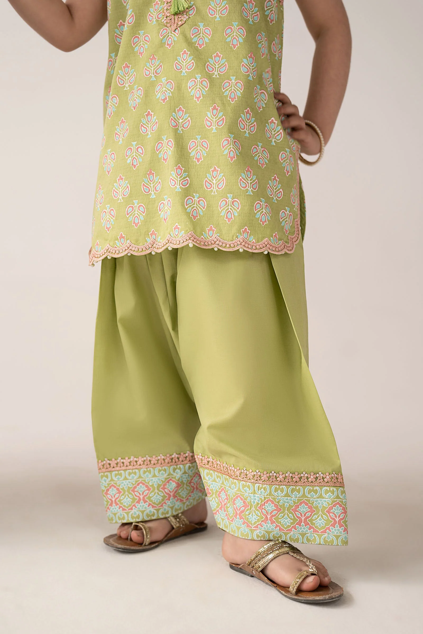 2 Piece Embroidered Dobby Lawn Suit - Image 5