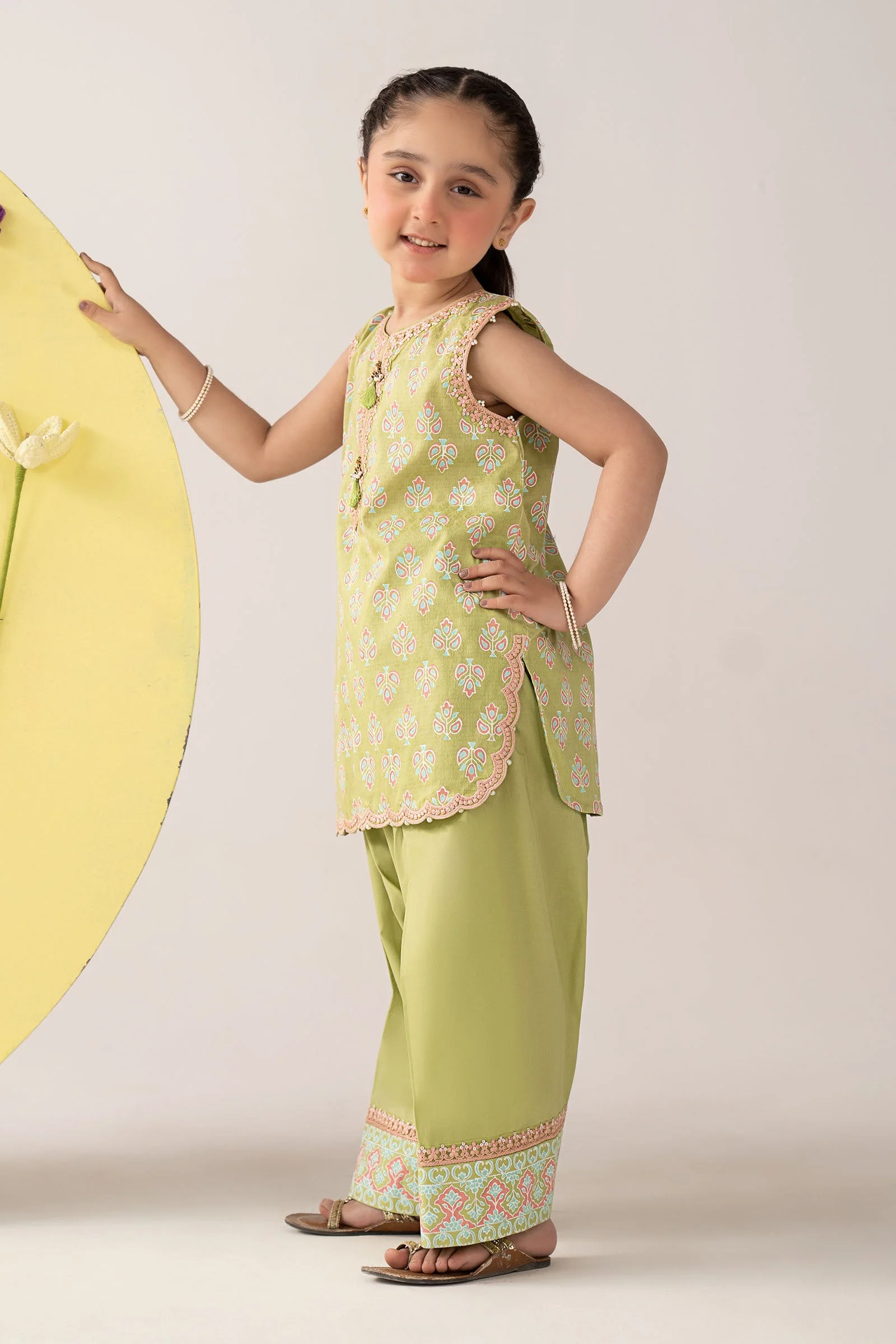 2 Piece Embroidered Dobby Lawn Suit - Image 6