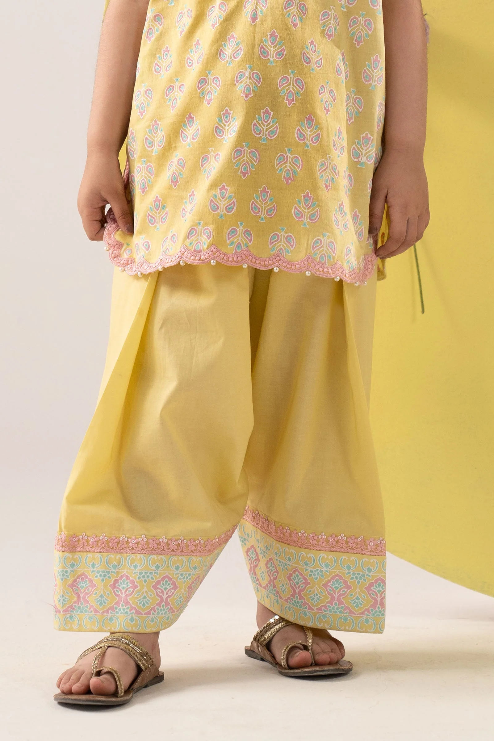 2 Piece Embroidered Dobby Lawn Suit - Image 4