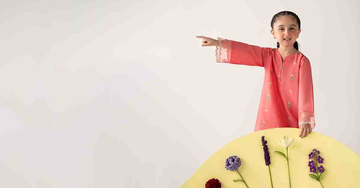 2 Piece Embroidered Dobby Lawn Suit - Image 6