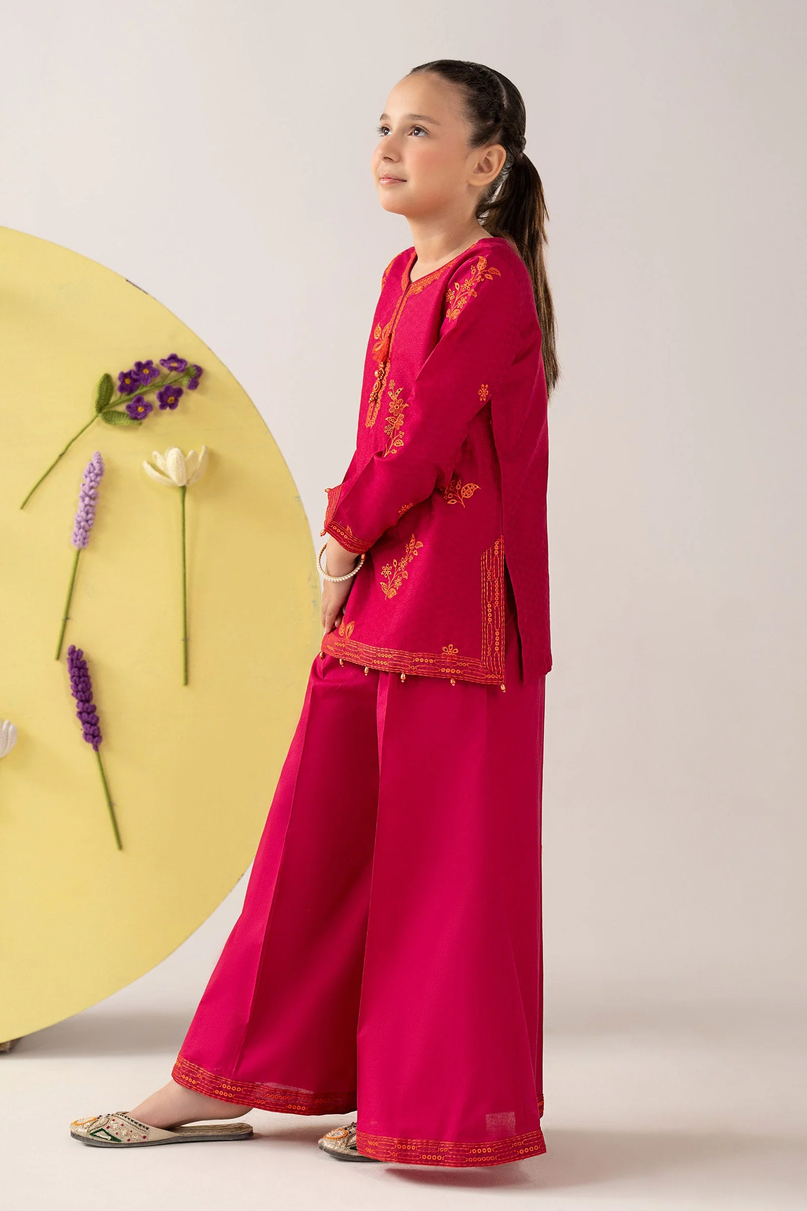 2 Piece Embroidered Dobby Lawn Suit - Image 6