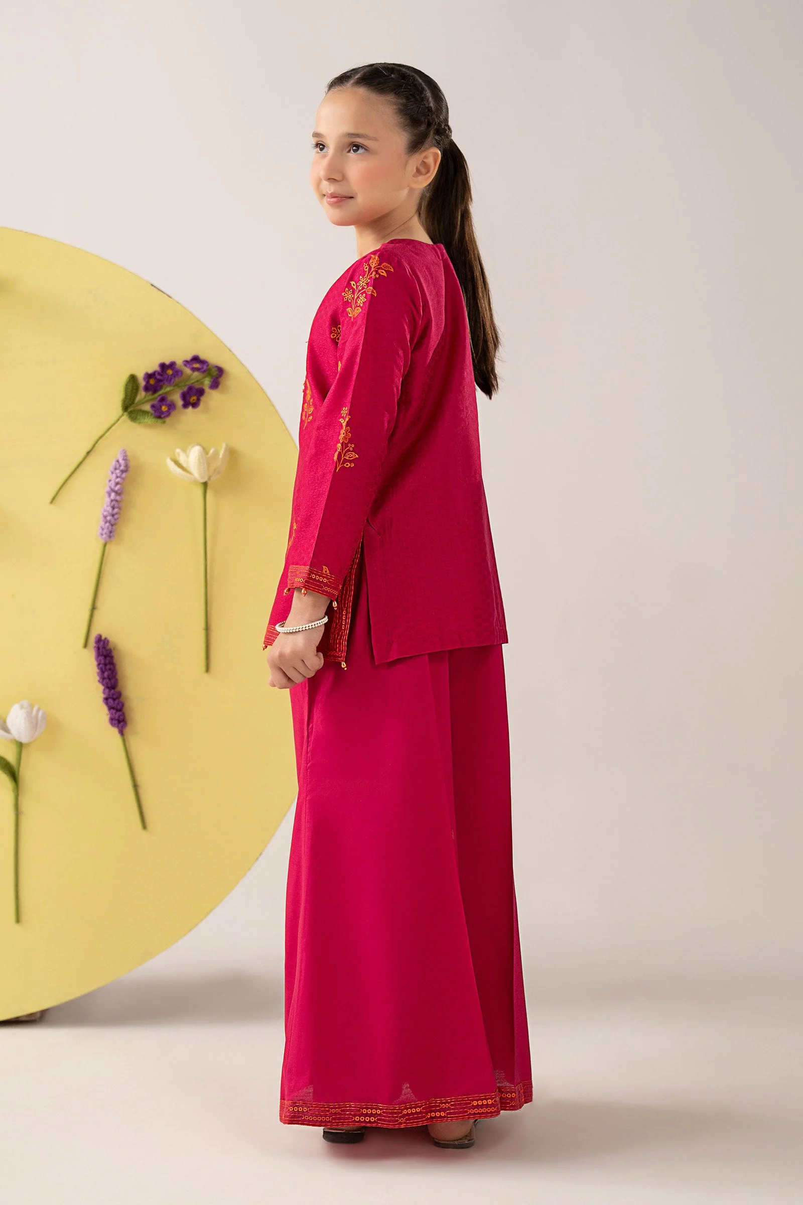 2 Piece Embroidered Dobby Lawn Suit - Image 7