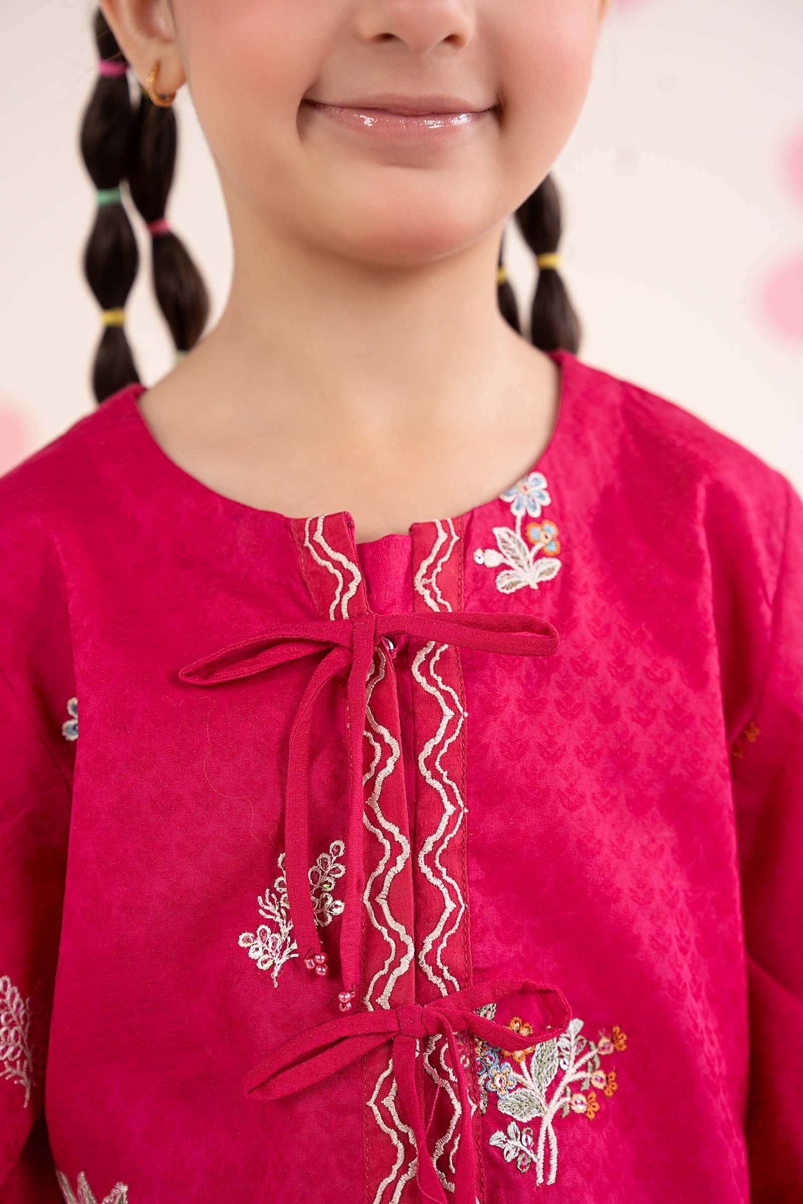 2 Piece Embroidered Dobby Jacquard Suit - Image 3