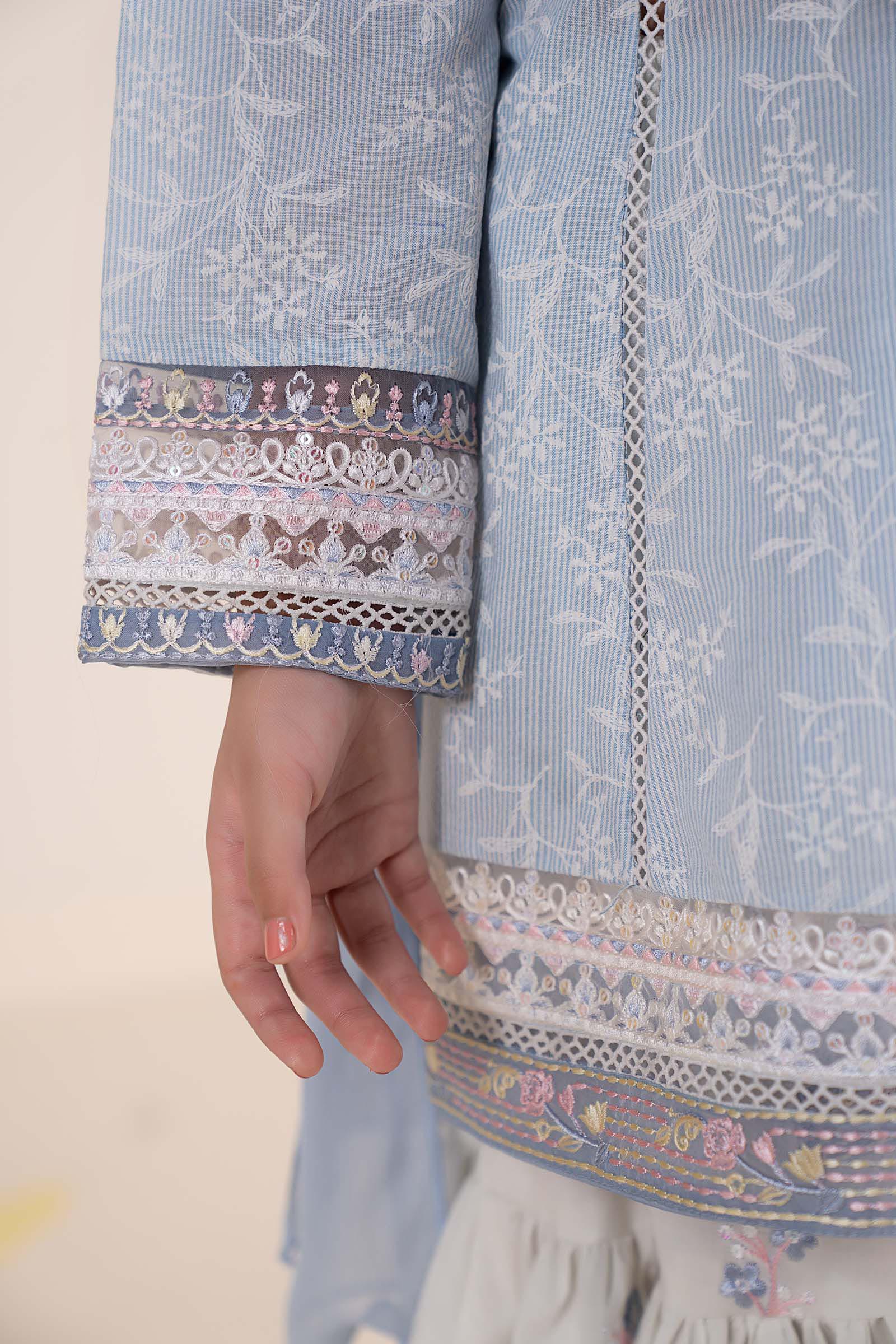 3 Piece Embroidered Lawn Suit - Image 5