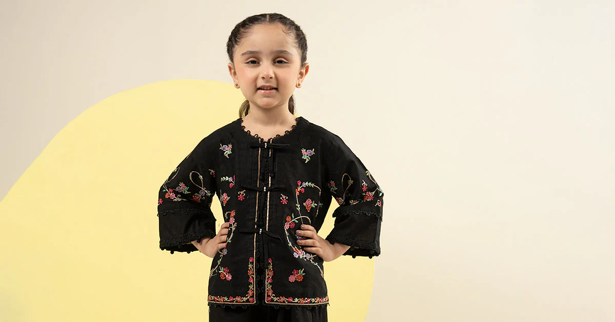 2 Piece Embroidered Dobby Lawn Suit - Image 8