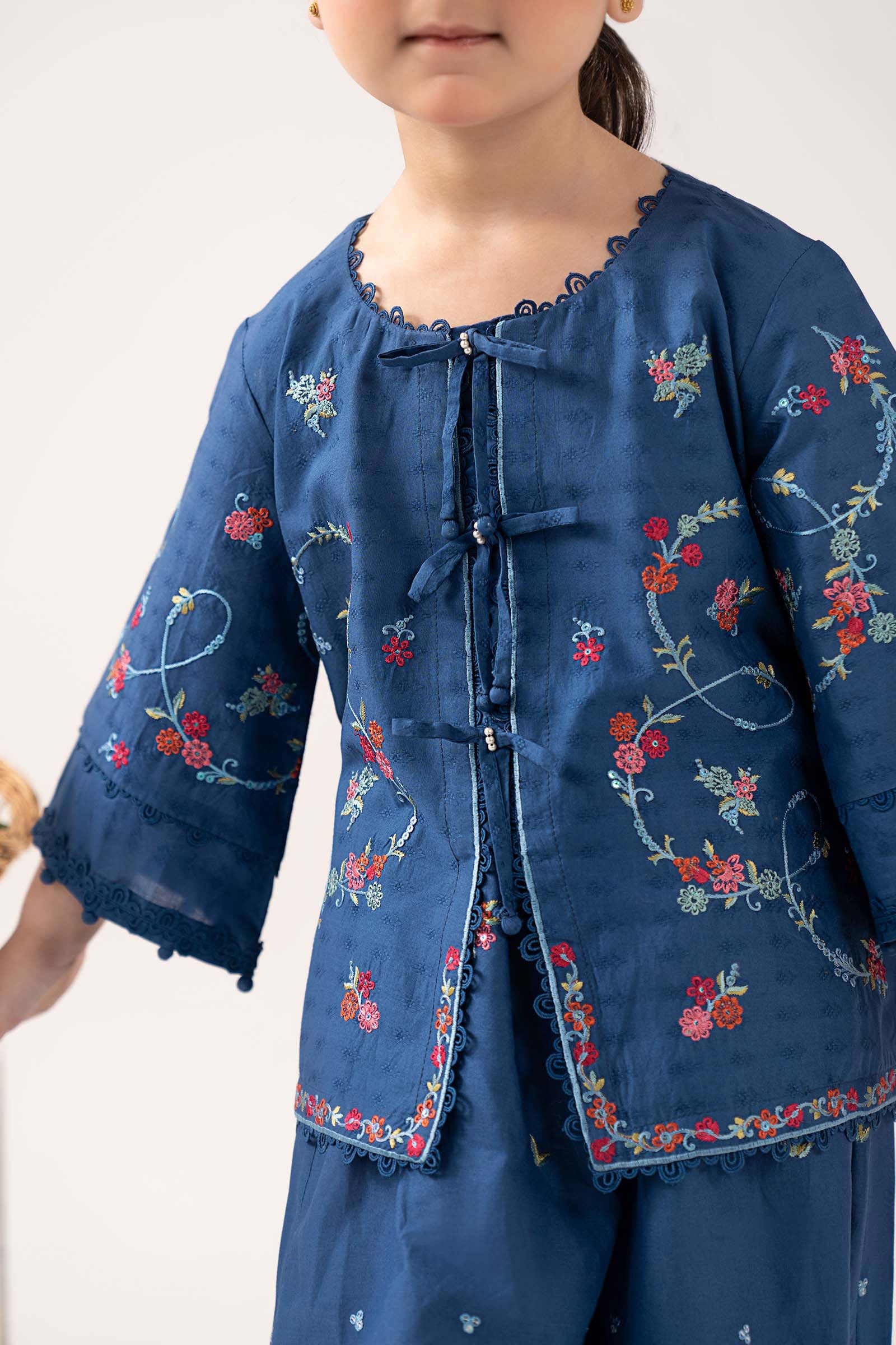 2 Piece Embroidered Dobby Lawn Suit - Image 4