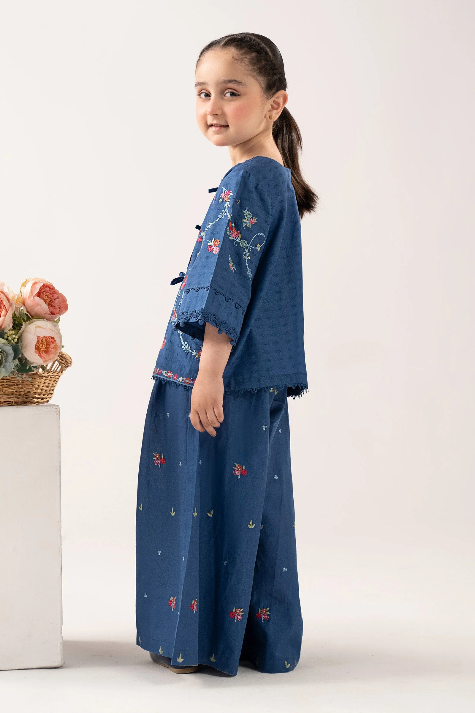2 Piece Embroidered Dobby Lawn Suit - Image 7
