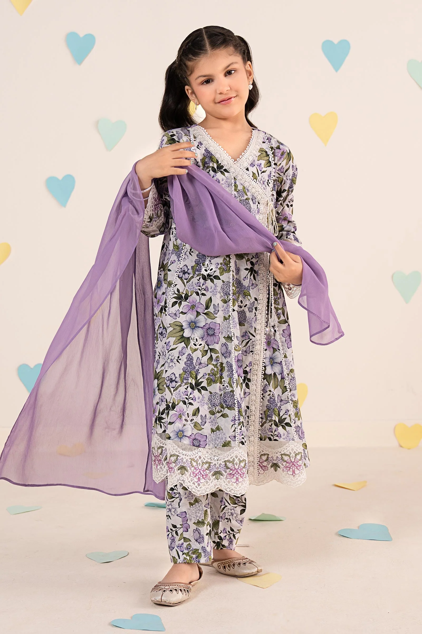 3 Piece Embroidered Lawn Suit - Image 2