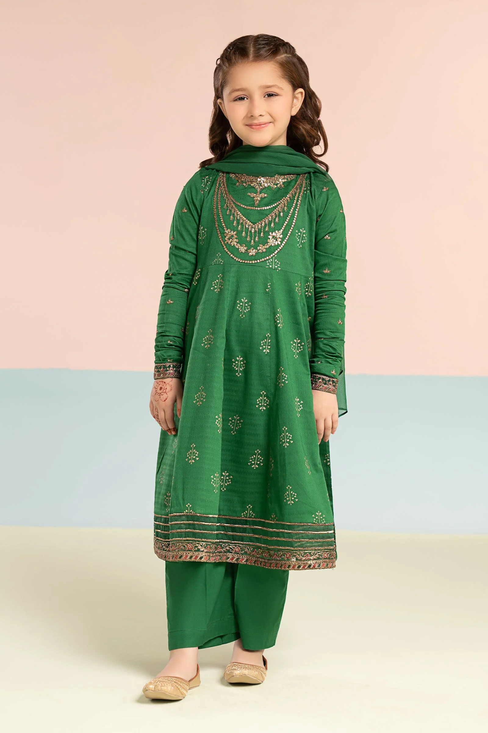2 Piece Embroidered Lawn Suit - Image 2