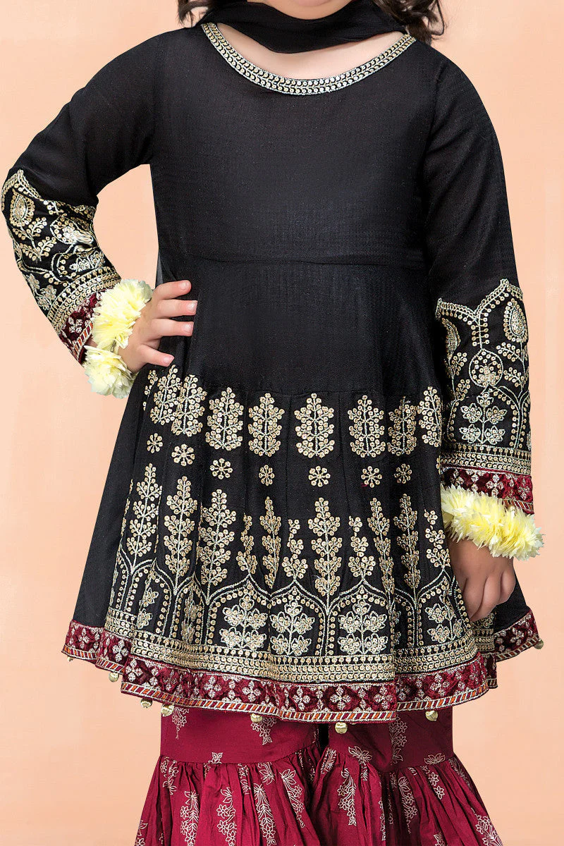 3 Piece Embroidered Suit - Image 2