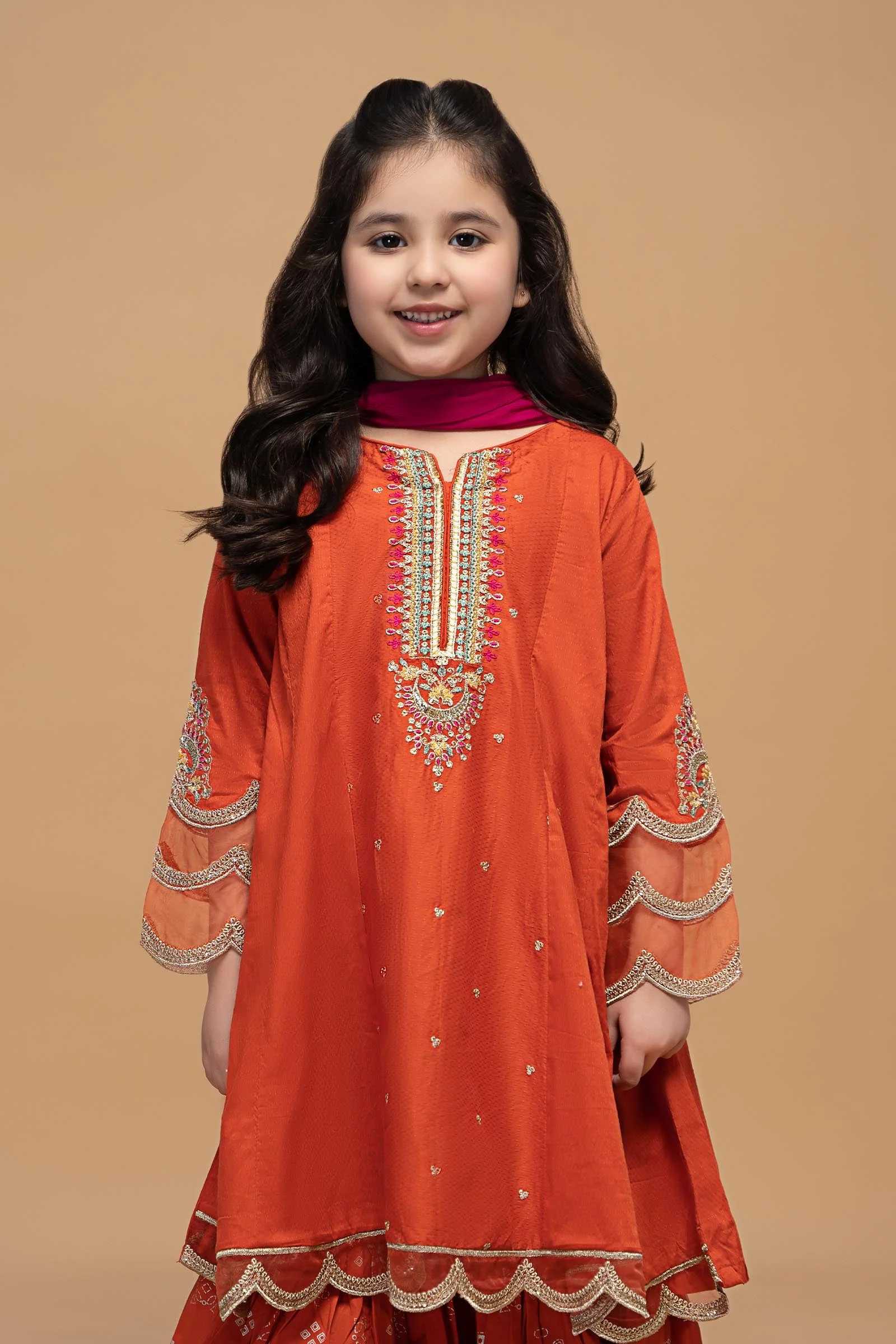 3 Piece Embroidered Suit - Image 2