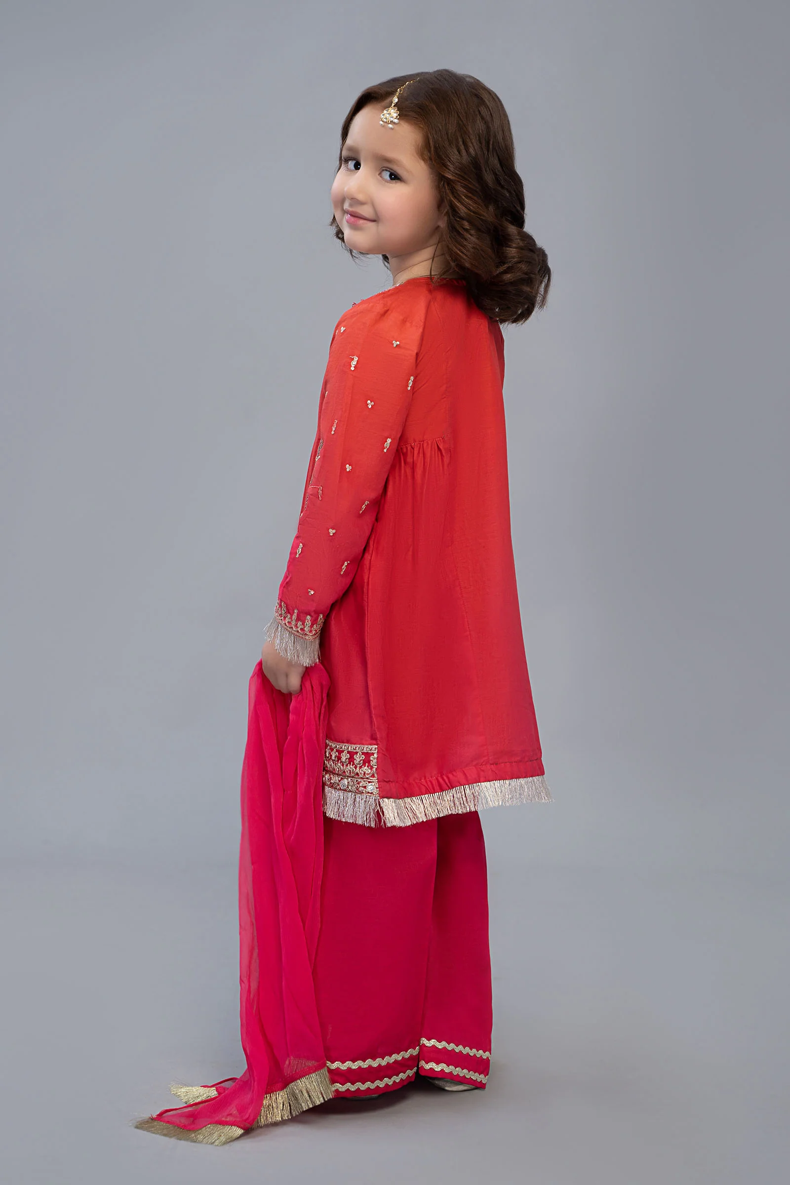 Suit Orange Pink MKD-EF23-19 - Image 7