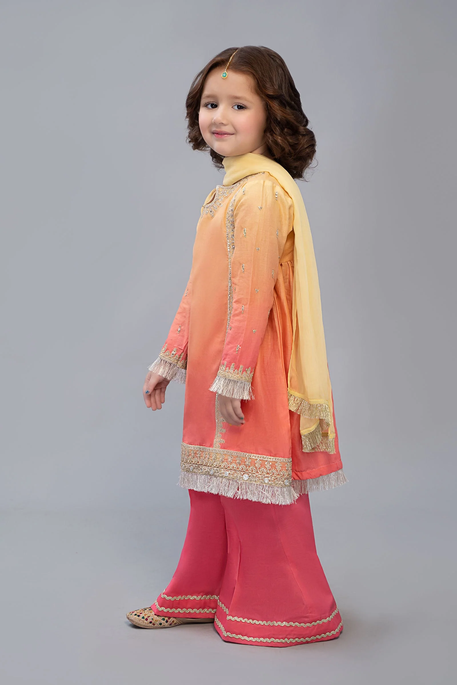 Suit Yellow Pink MKD-EF23-19 - Image 3