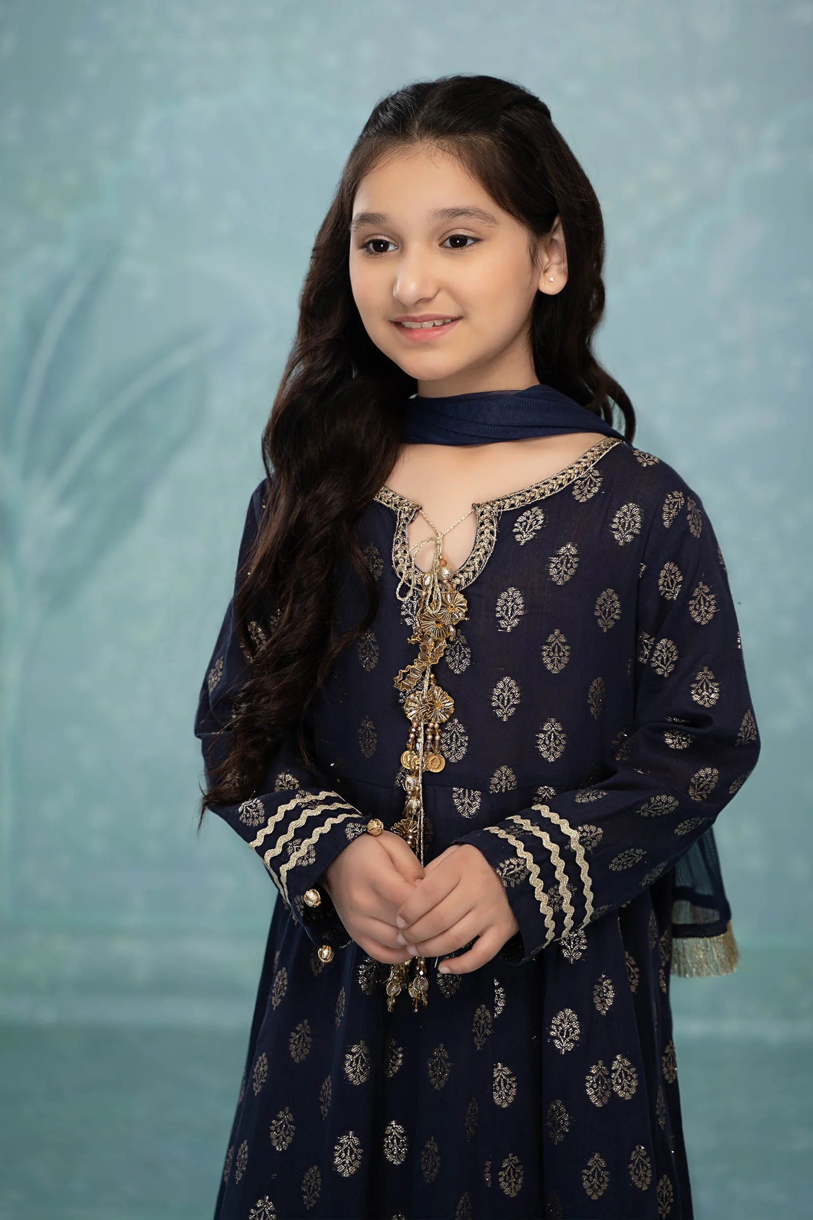 3 Piece Embroidered Suit - Image 2