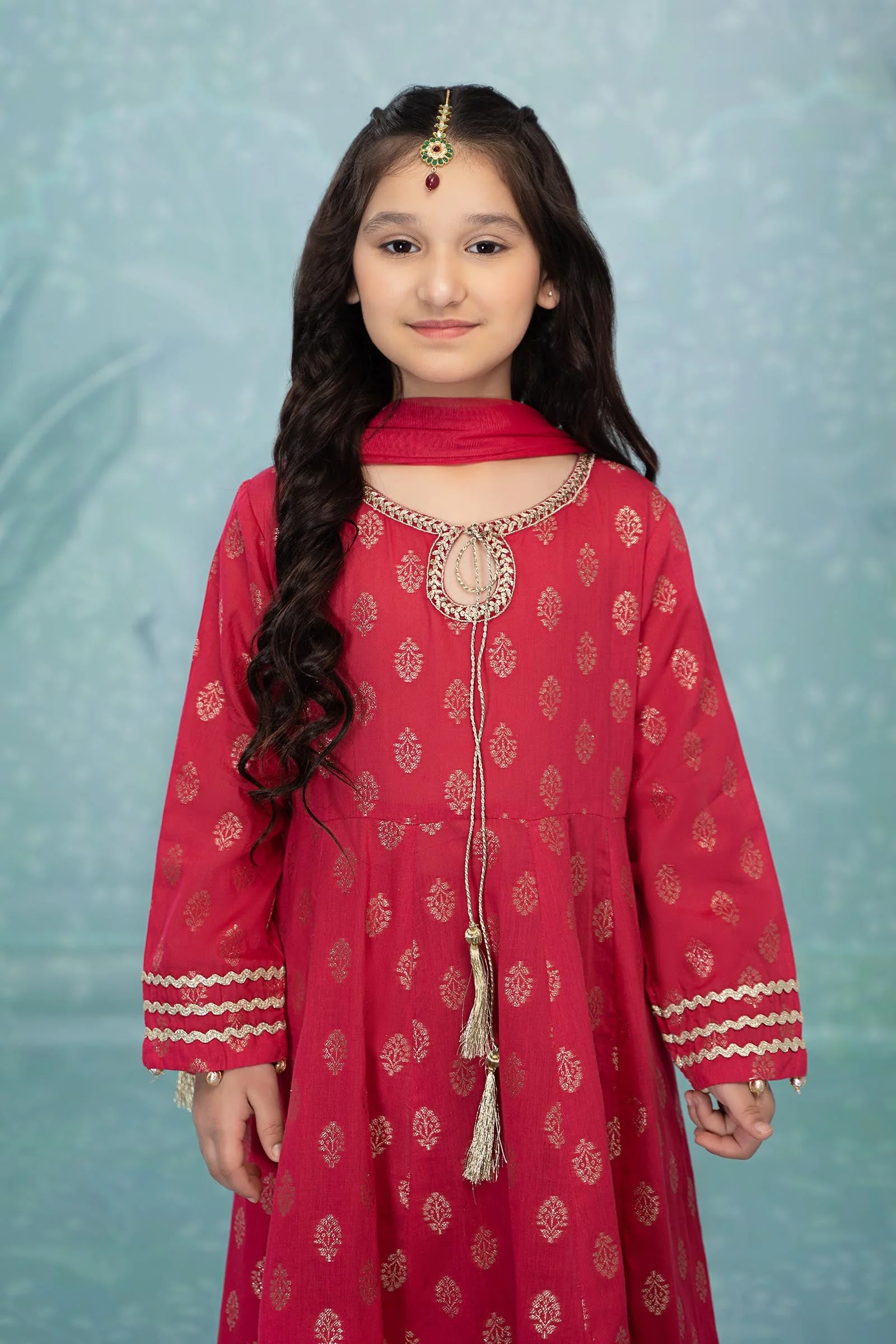 3 Piece Embroidered Suit - Image 2