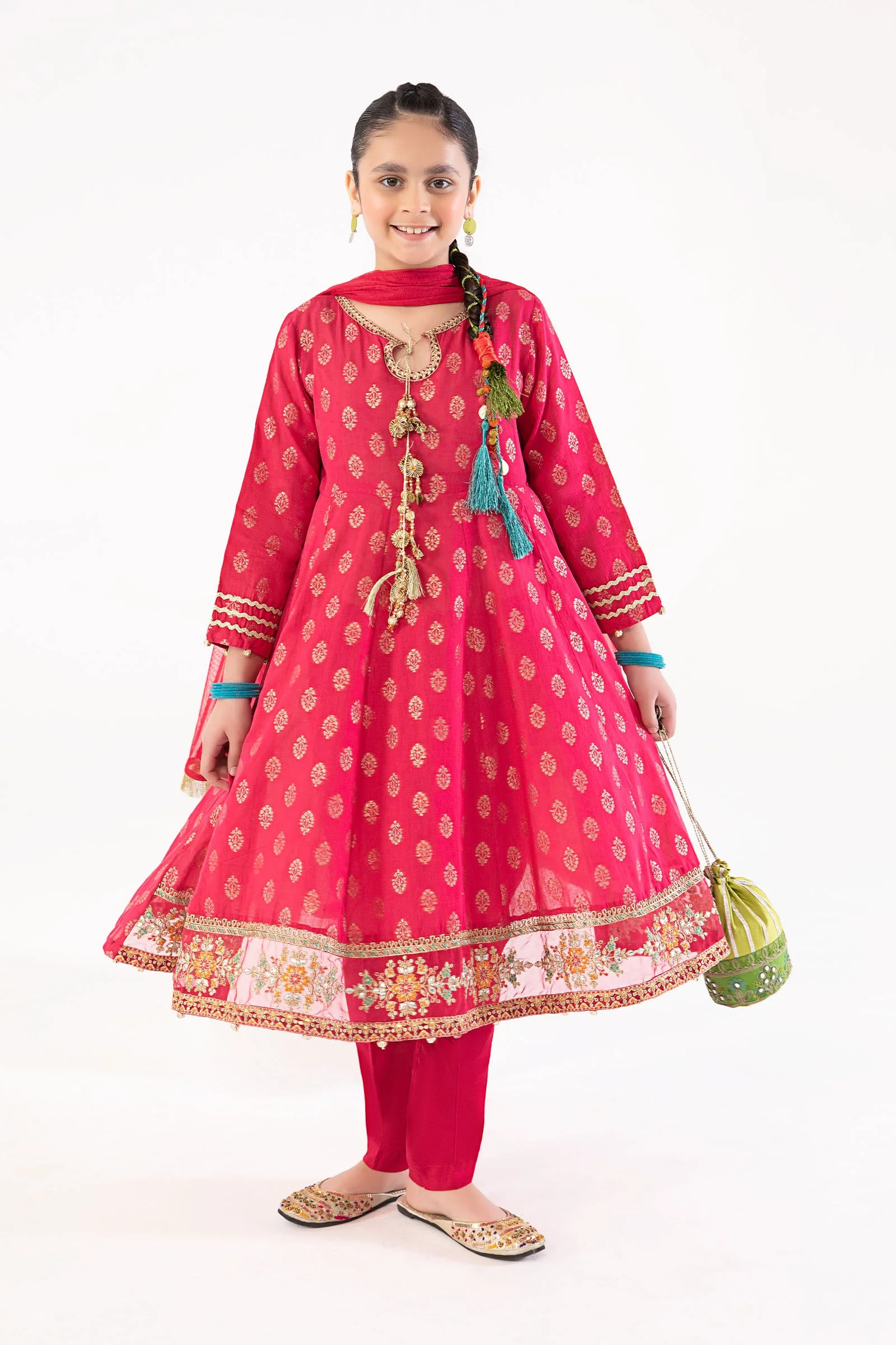 3 Piece Embroidered Suit - Image 4
