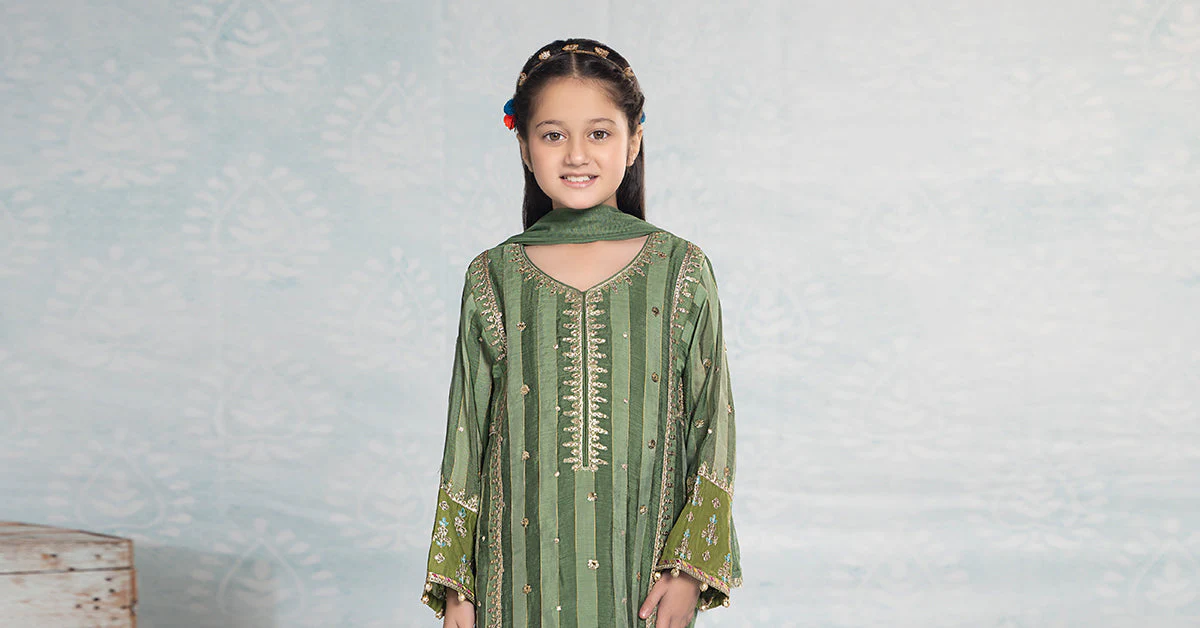 3 Piece Embroidered Yarn Dyed Suit - Image 8