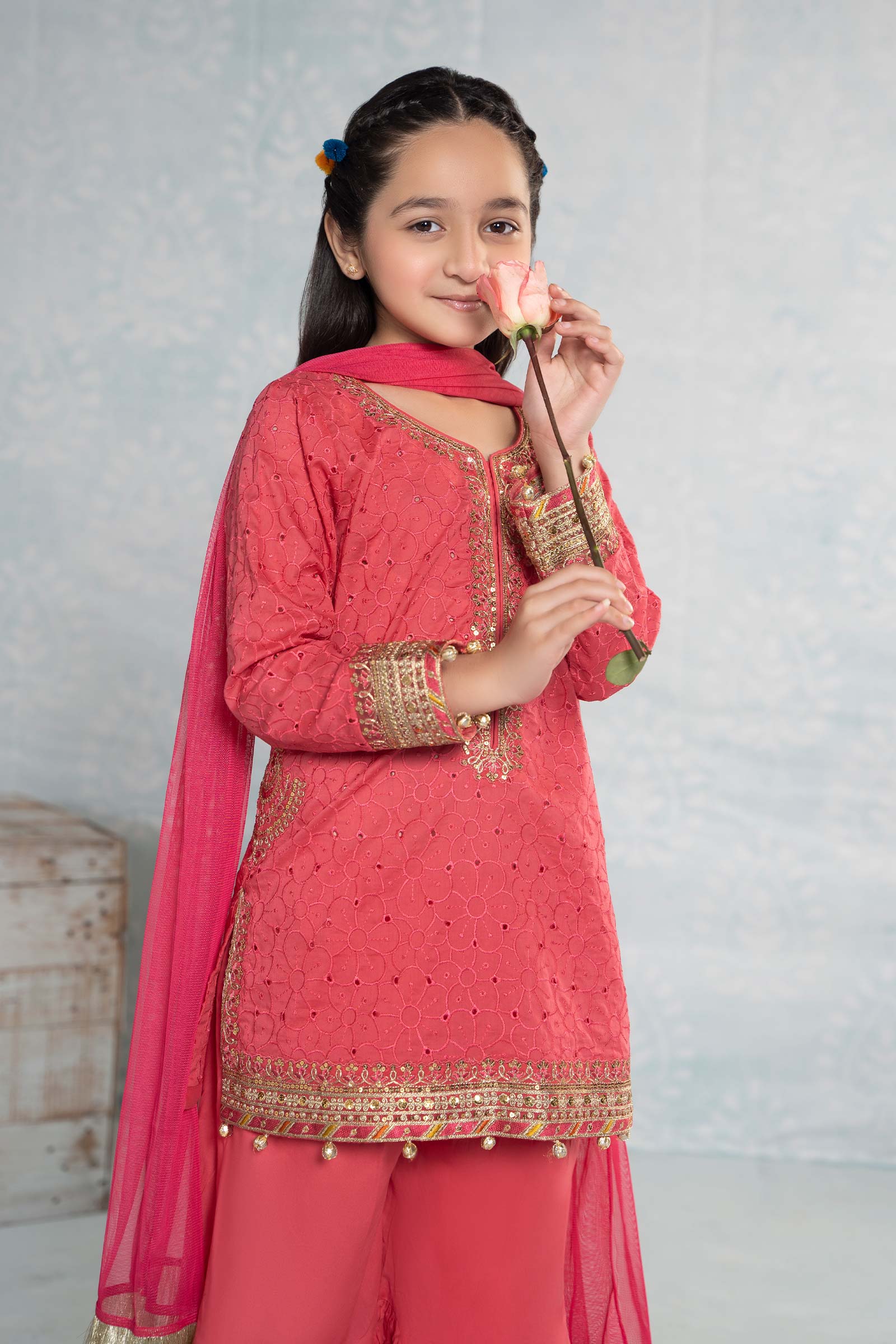3 Piece Embroidered Lawn Suit - Image 3