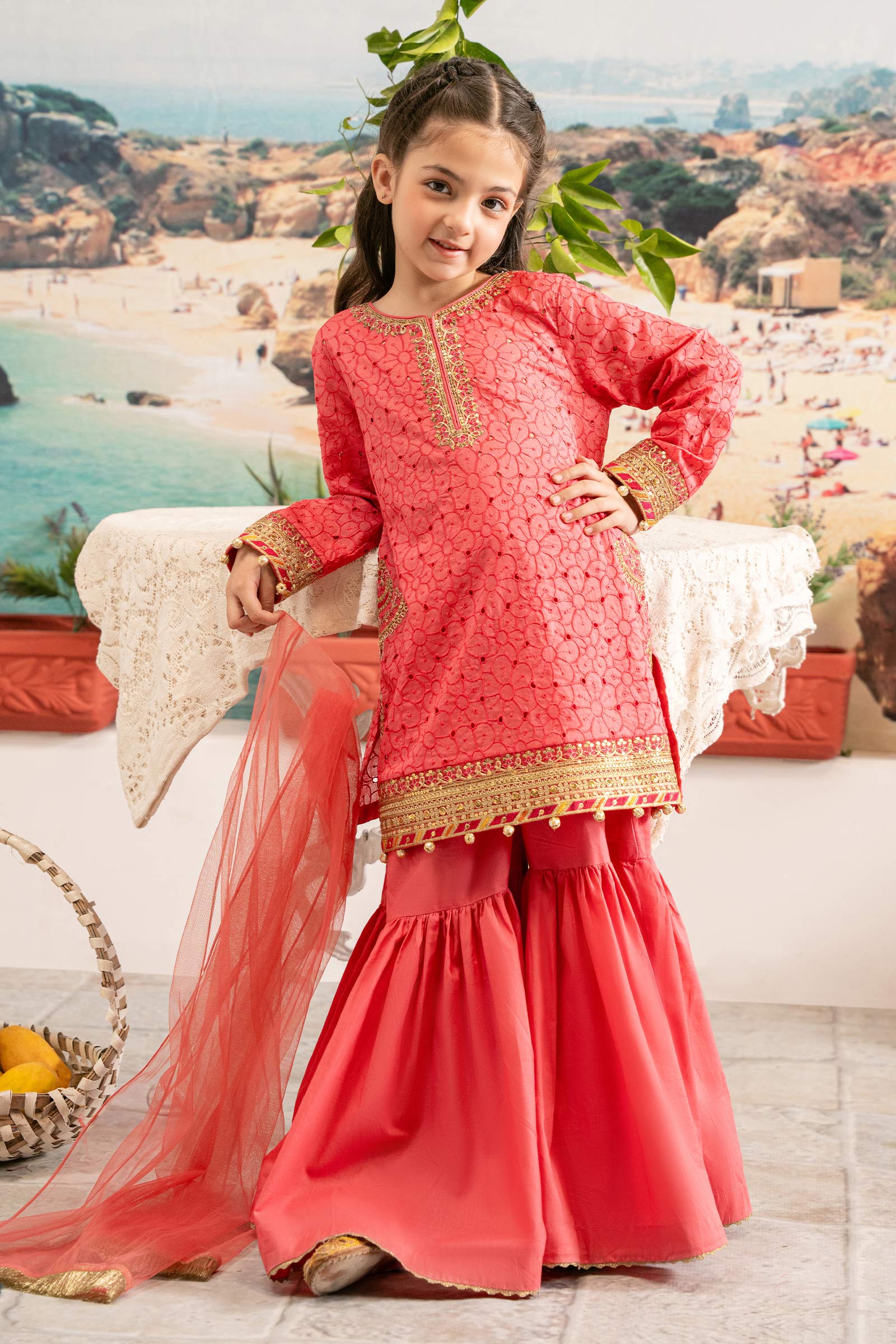 3 Piece Embroidered Lawn Suit - Image 4