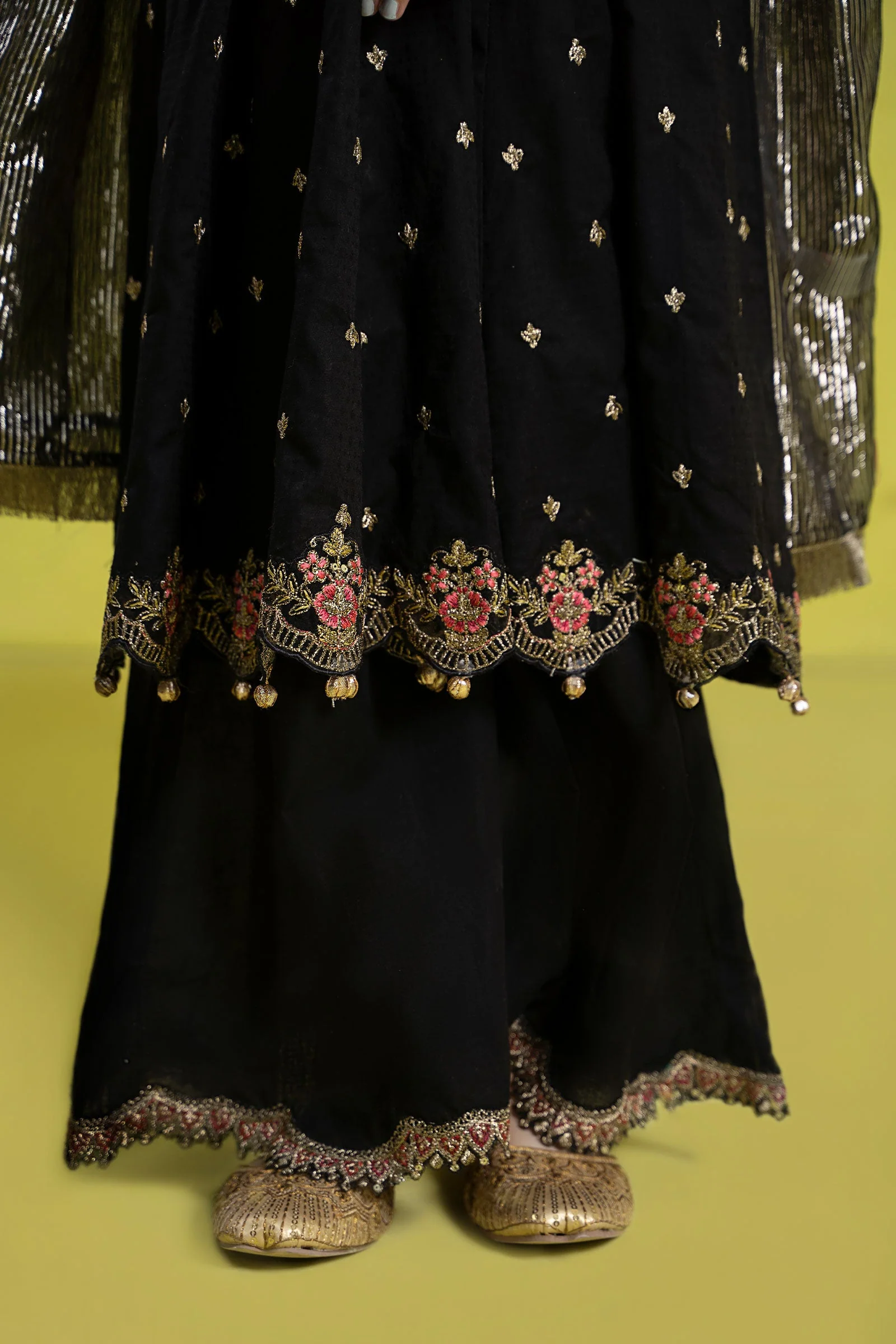 3 Piece Embroidered Dobby Suit - Image 5
