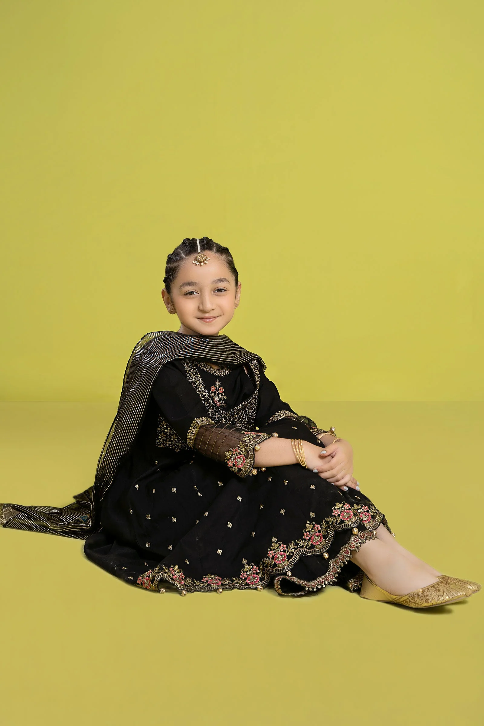 3 Piece Embroidered Dobby Suit - Image 7
