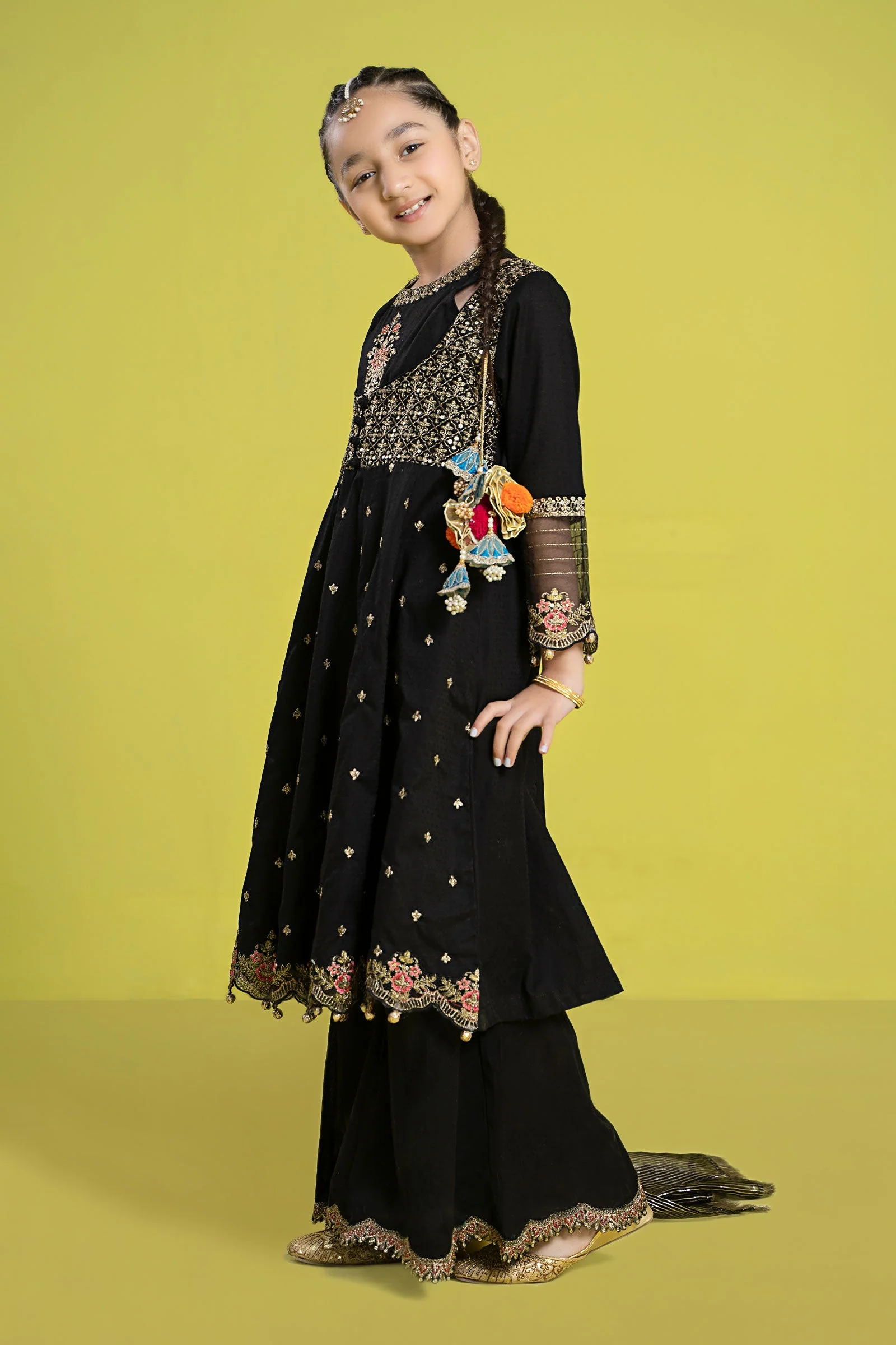 3 Piece Embroidered Dobby Suit - Image 8