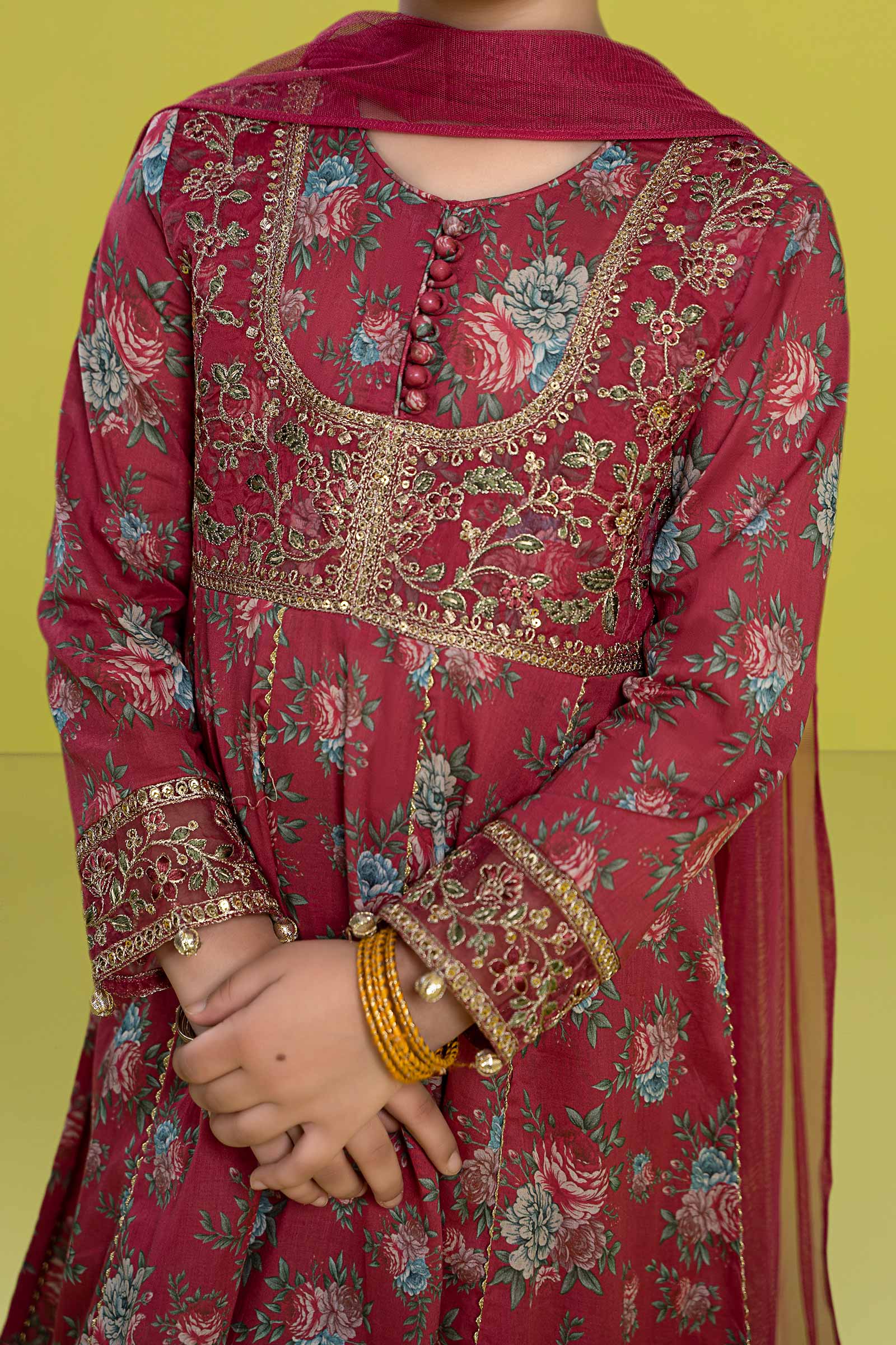 3 Piece Embroidered Lawn Suit - Image 3