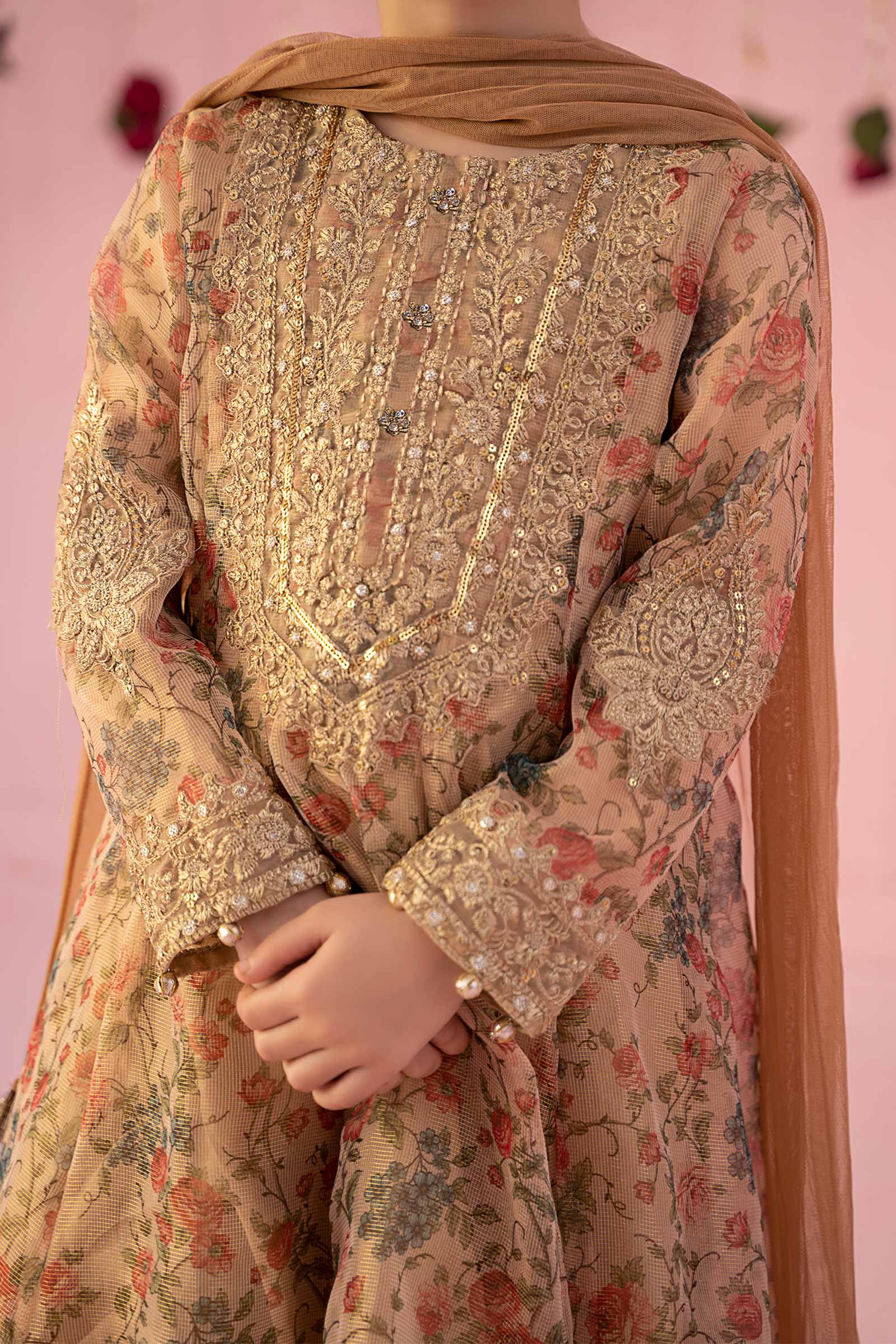 3 Piece Masoori Net Suit - Image 5