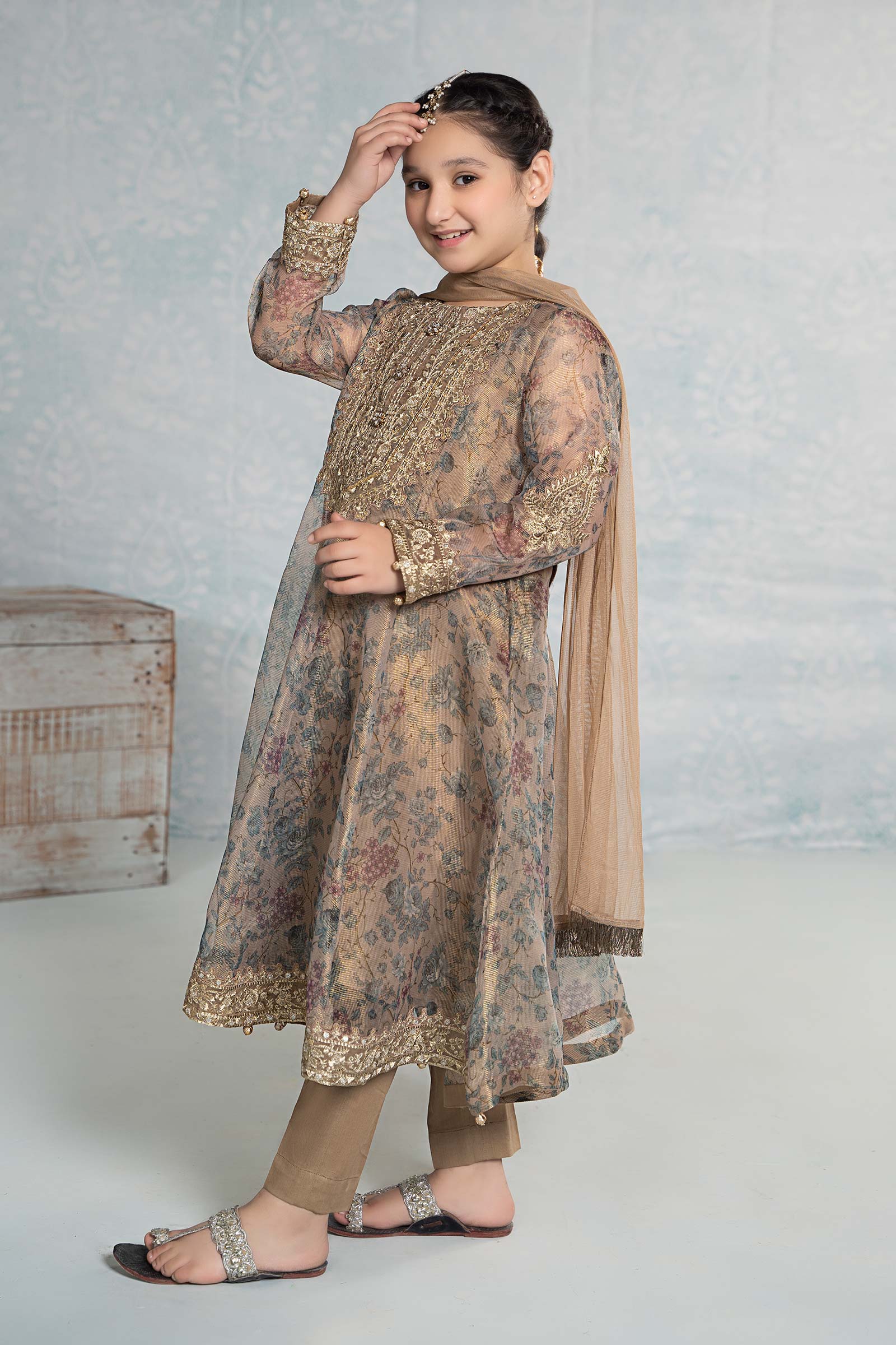 3 Piece Masoori Net Suit - Image 6
