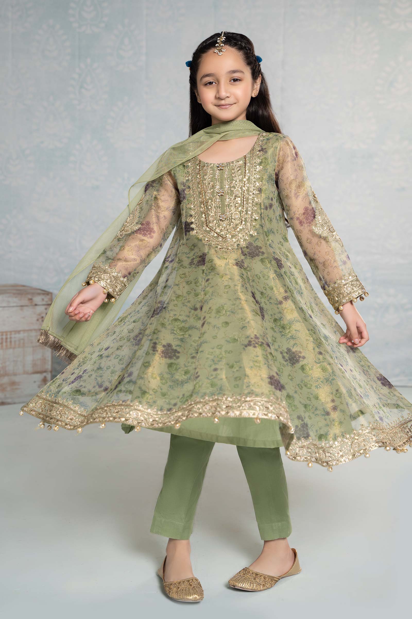 3 Piece Masoori Net Suit - Image 7