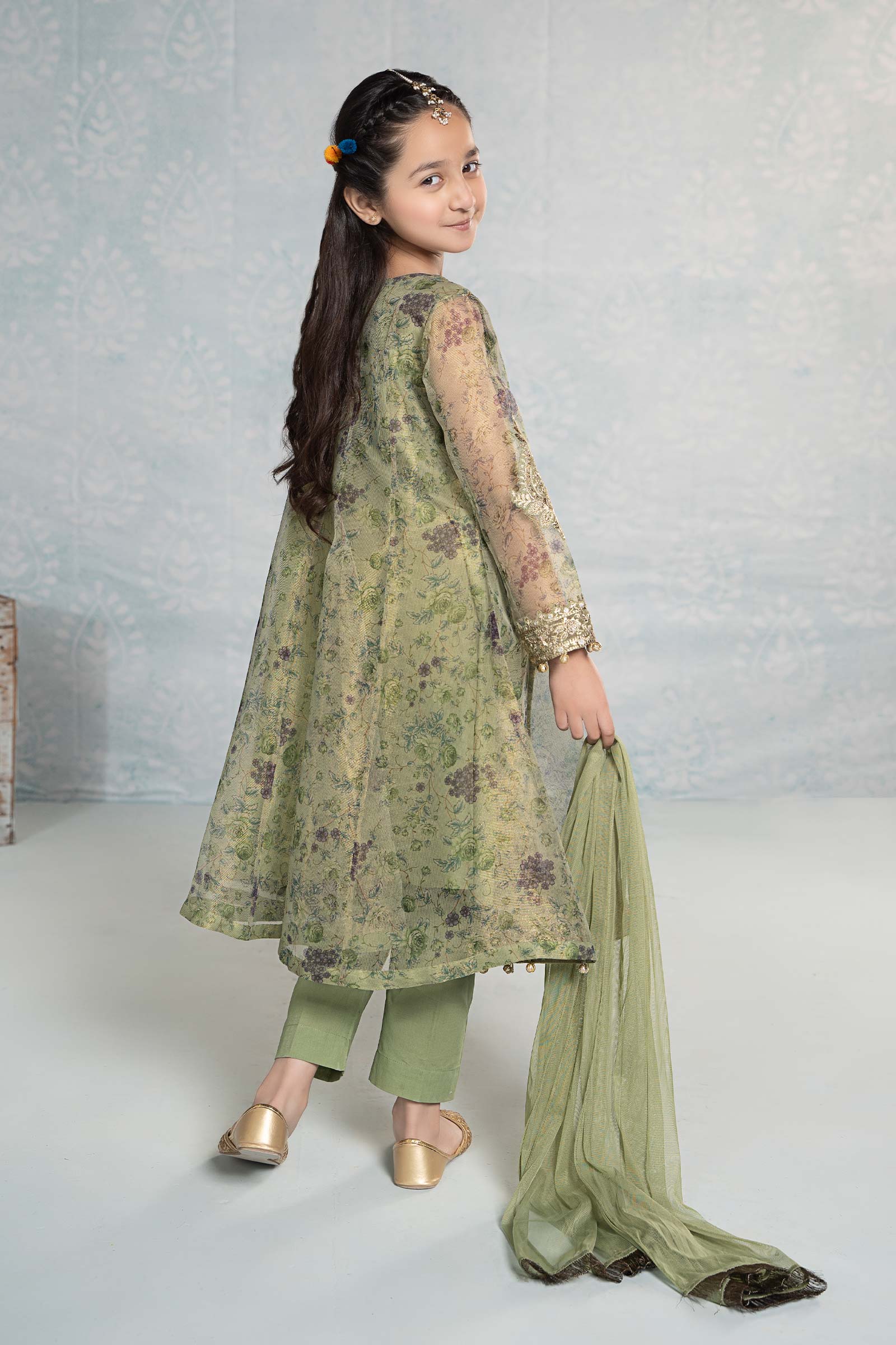 3 Piece Masoori Net Suit - Image 9