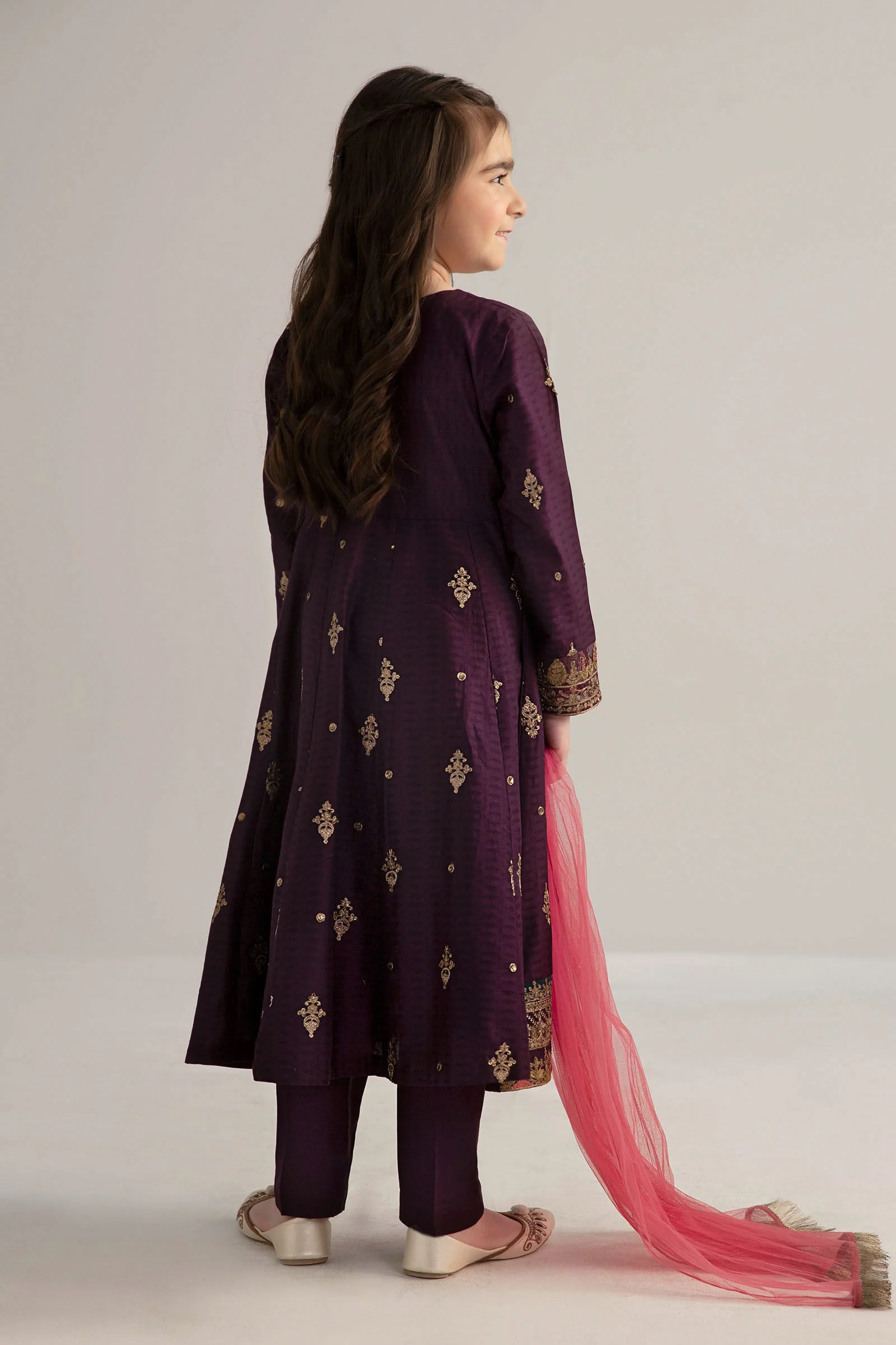 3 Piece Embroidered Dobby Lawn Suit - Image 5