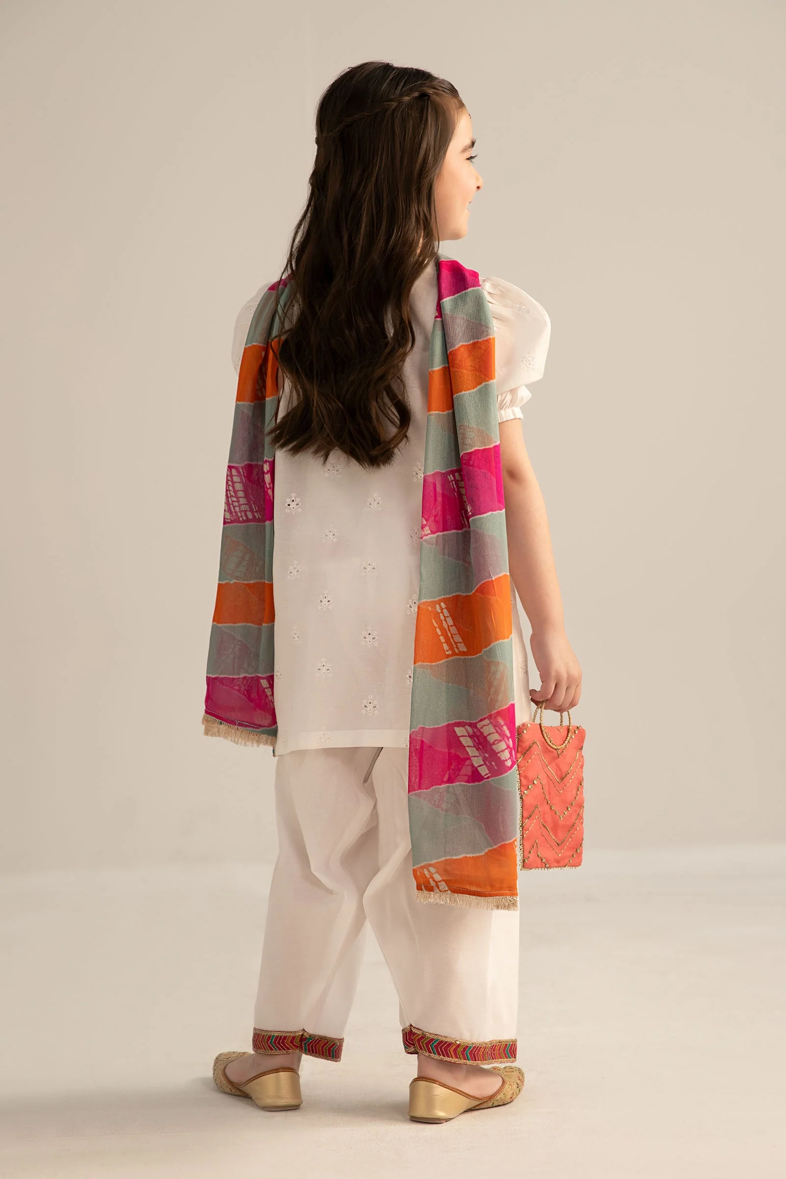 3 Piece Dyed Cambric Suit - Image 4