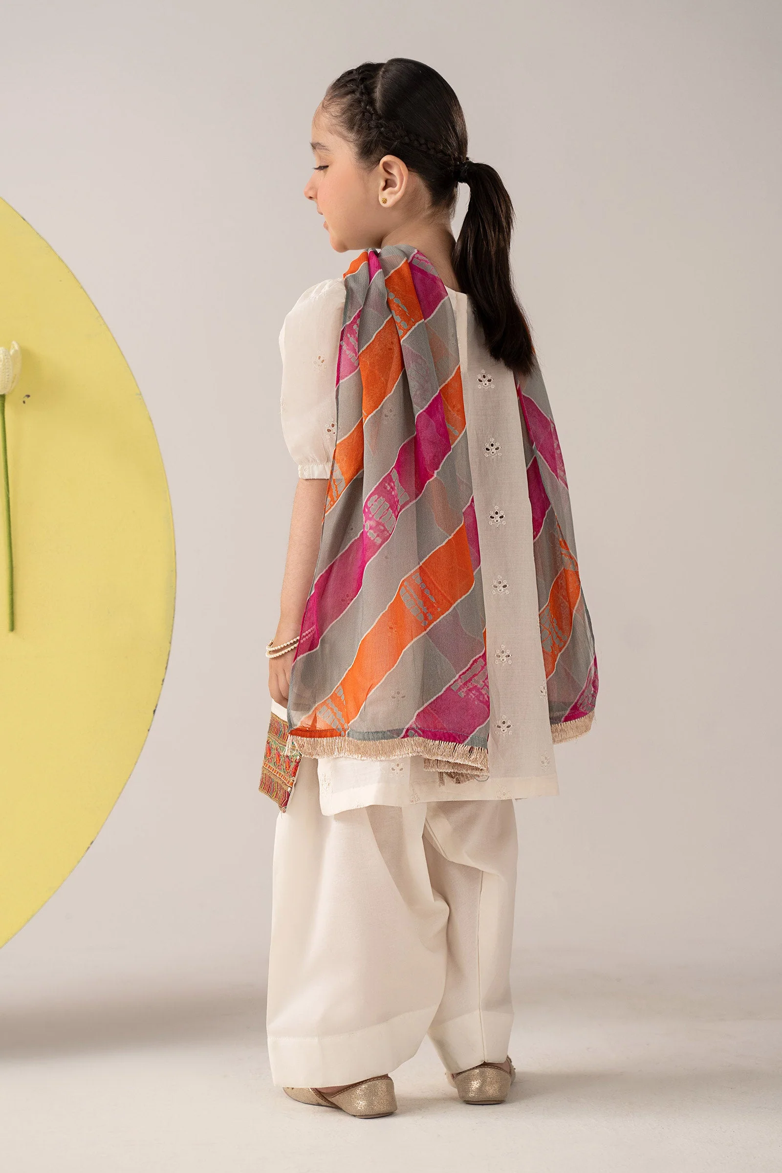 3 Piece Dyed Cambric Suit - Image 6