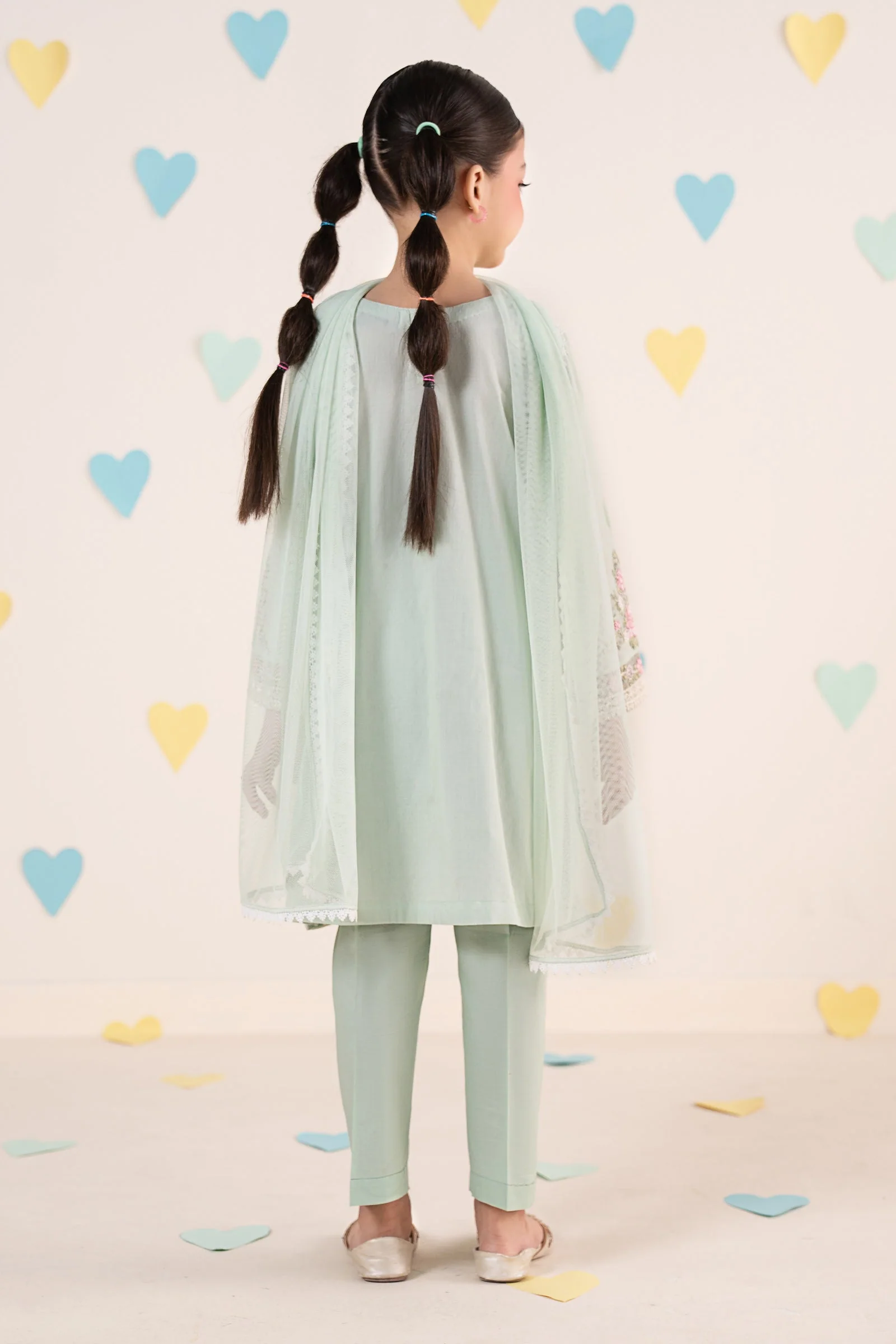 3 Piece Embroidered Dobby Lawn Suit - Image 6
