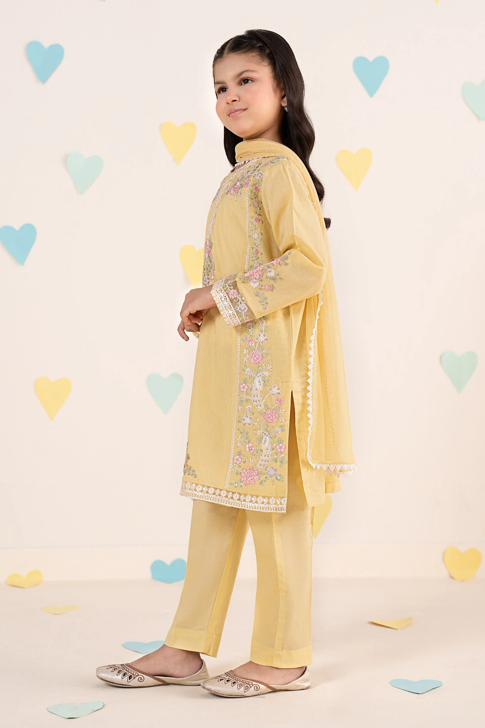3 Piece Embroidered Dobby Lawn Suit - Image 7