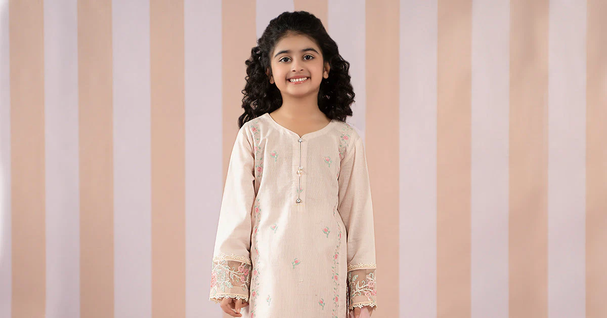 3 Piece Embroidered Dobby Lawn Suit - Image 7