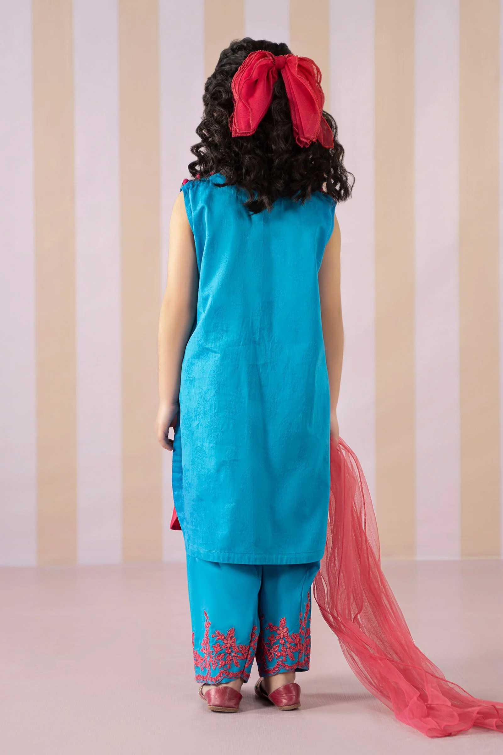 3 Piece Dyed Dobby Jacquard Suit - Image 5
