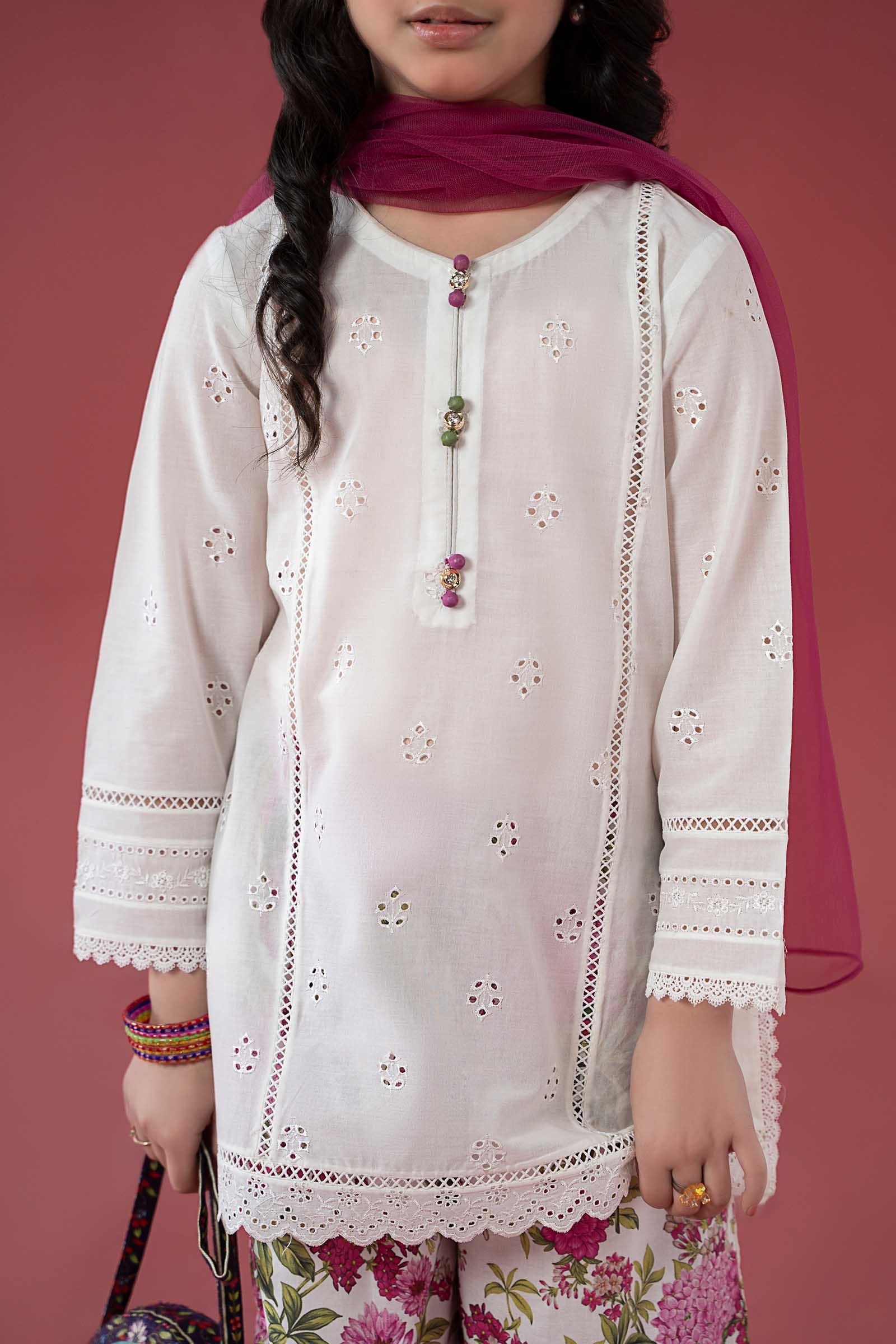 3 Piece Embroidered Lawn Suit - Image 2