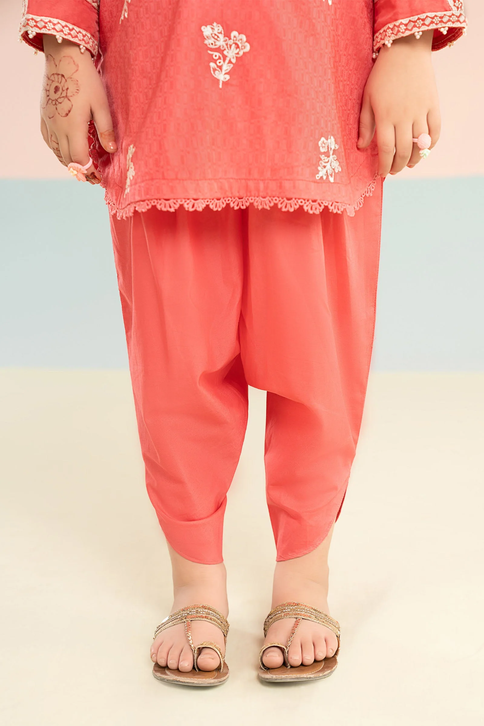 2 Piece Embroidered Dobby Lawn Suit - Image 5