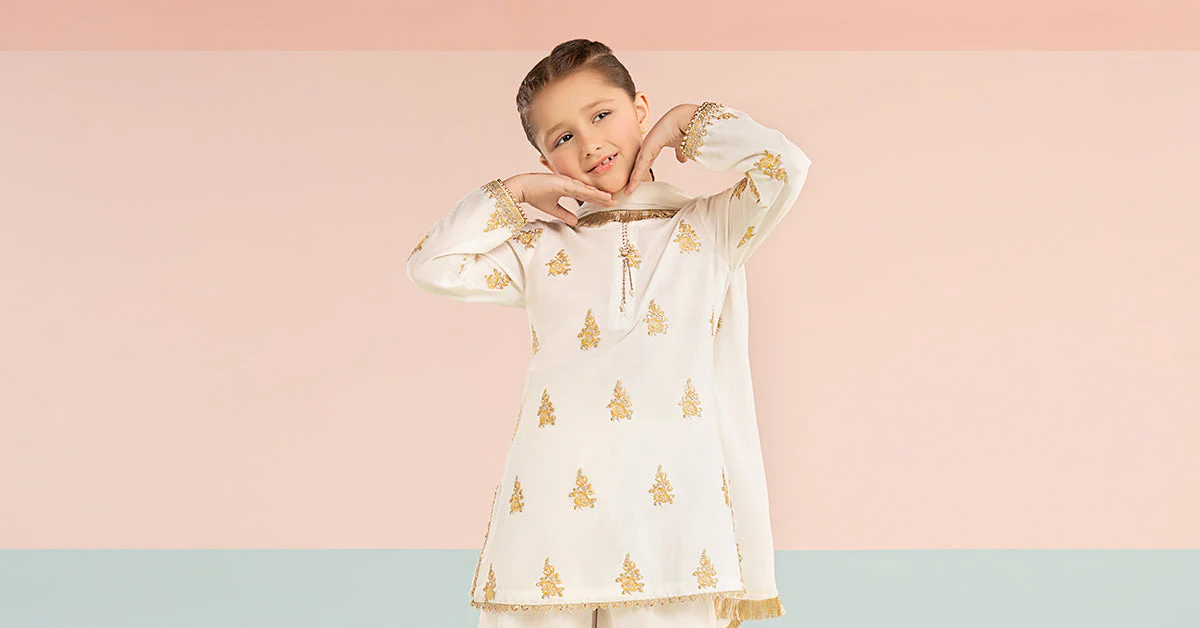 3 Piece Embroidered Dobby Lawn Suit - Image 10