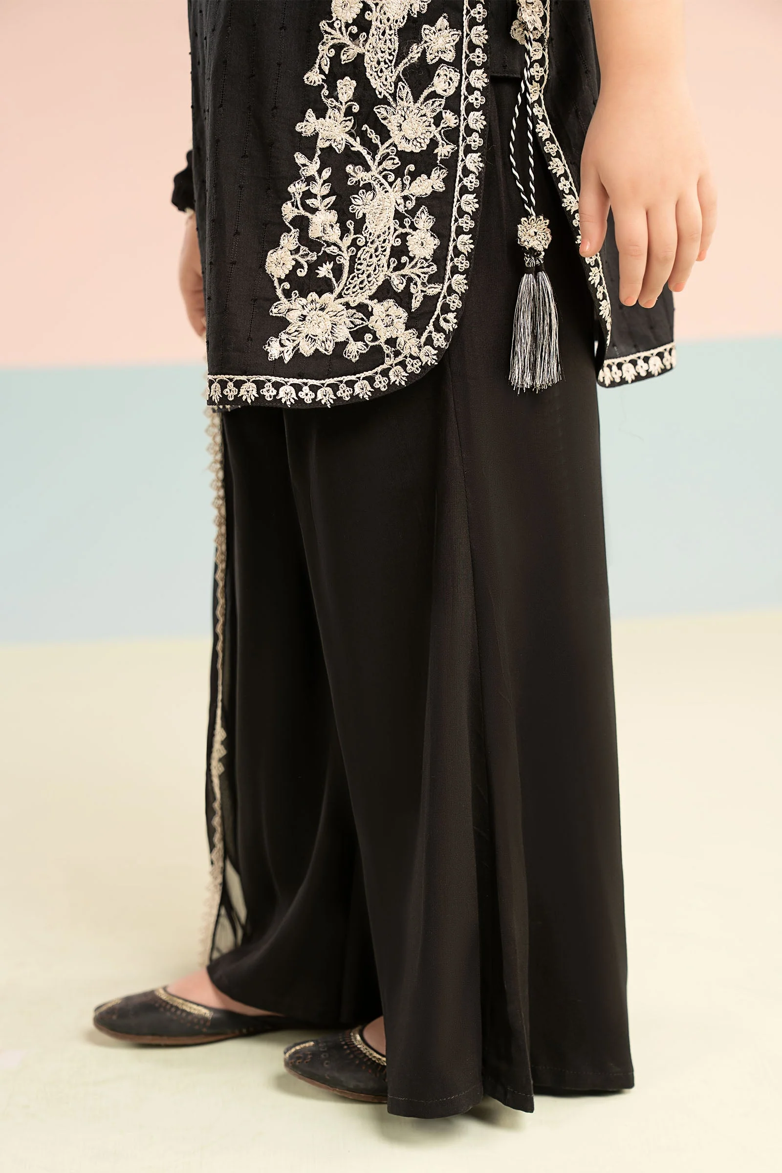 3 Piece Embroidered Brochia Jacquard Suit - Image 5