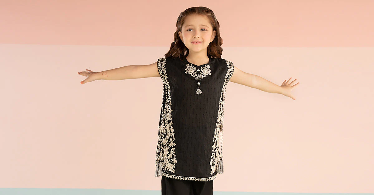 3 Piece Embroidered Brochia Jacquard Suit - Image 9