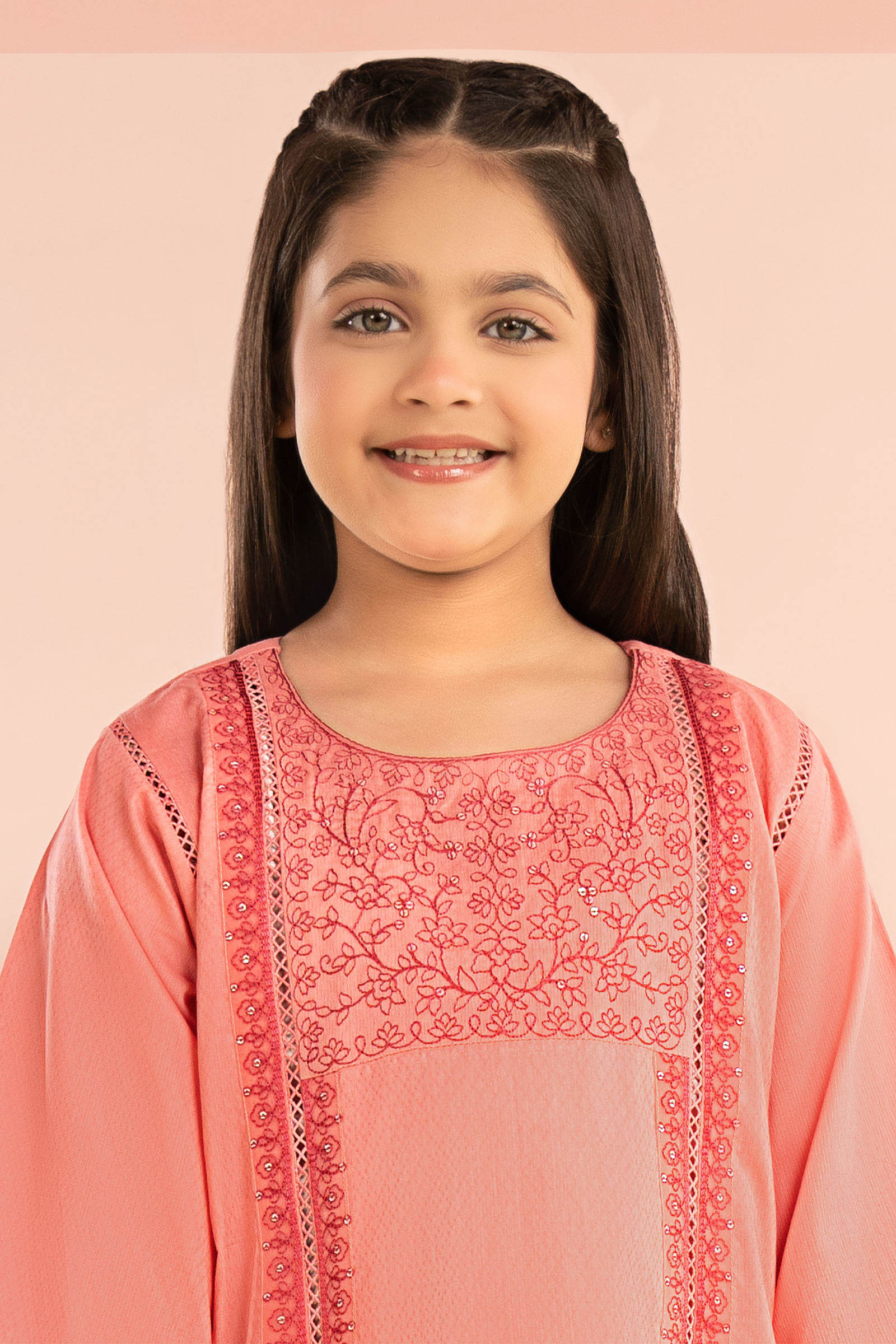 3 Piece Embroidered Dobby Lawn Suit - Image 4
