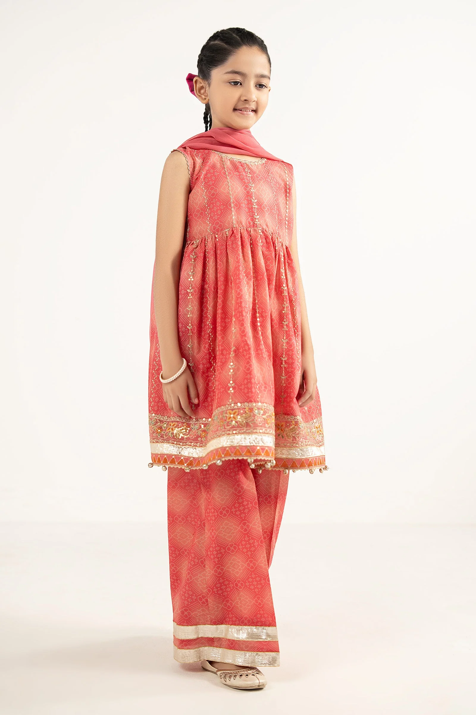 3 Piece Embroidered Lawn Suit - Image 2